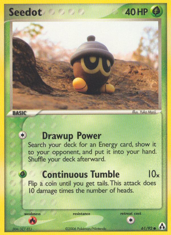 Seedot — EX Legend Maker — Pokemon