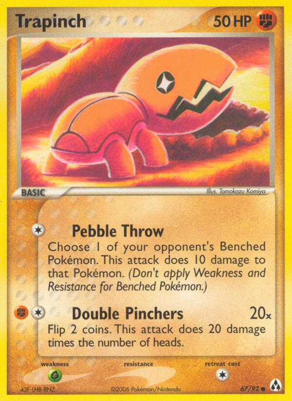Trapinch — EX Legend Maker — Pokemon
