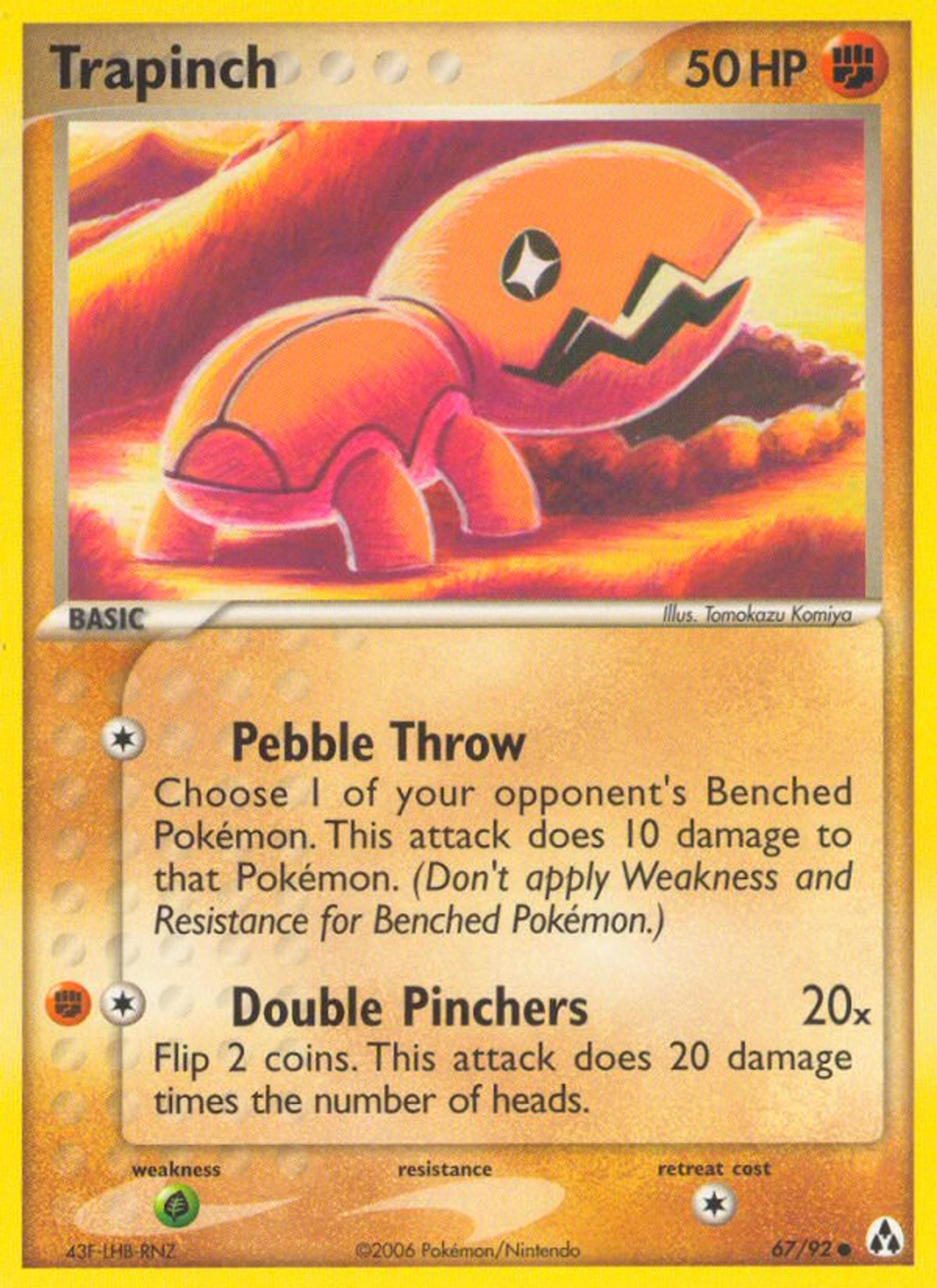 Trapinch — EX Legend Maker — Pokémon