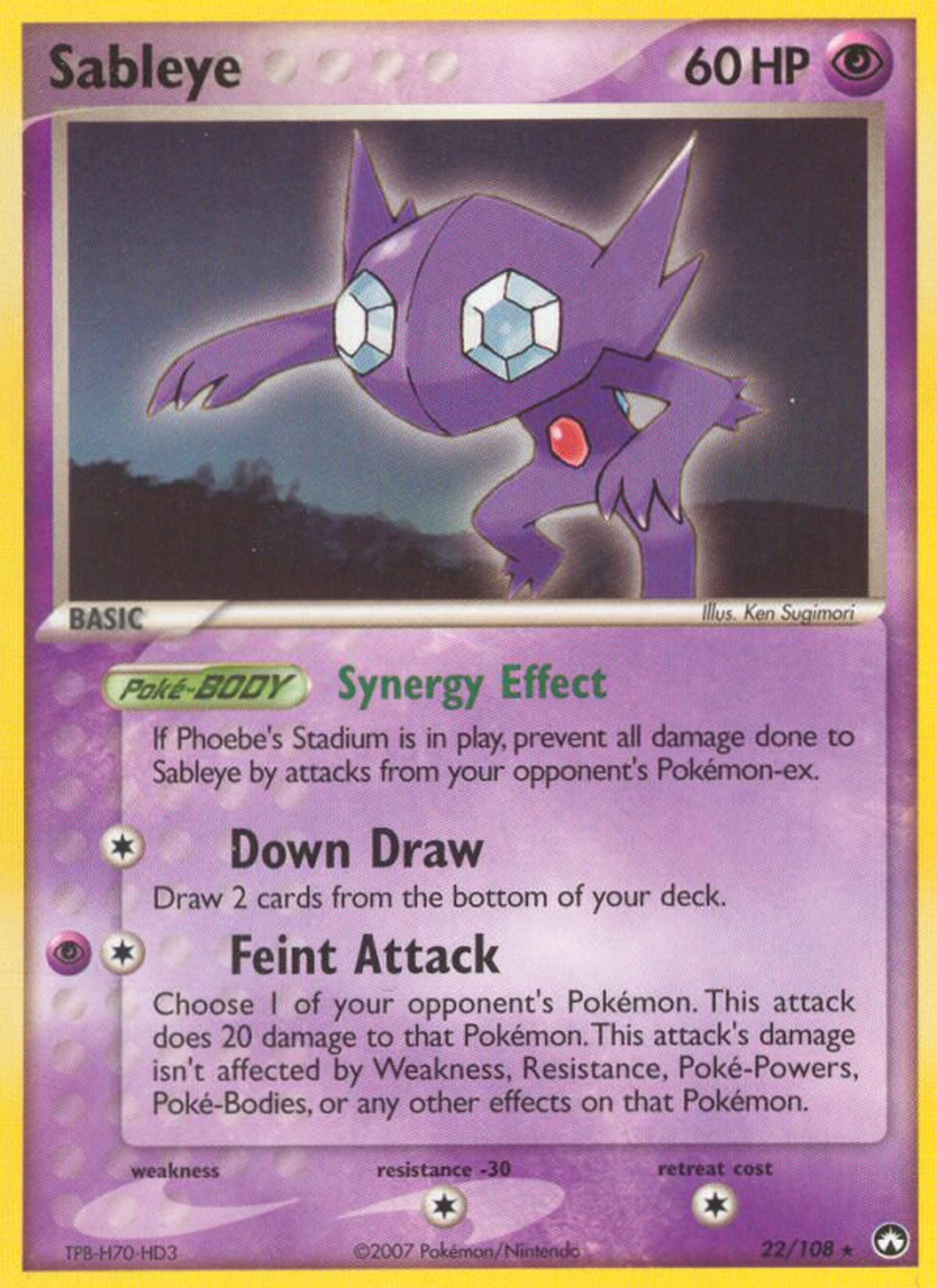 Sableye — EX Power Keepers — Pokemon