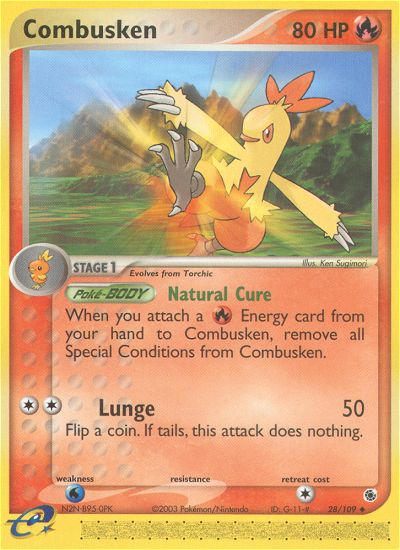 Combusken — EX Ruby and Sapphire — Pokemon