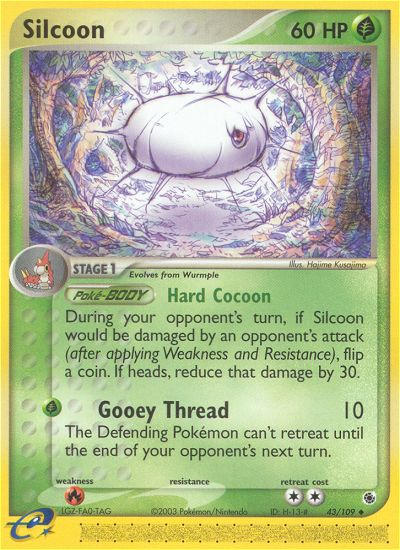 Silcoon — EX Ruby and Sapphire — Pokemon