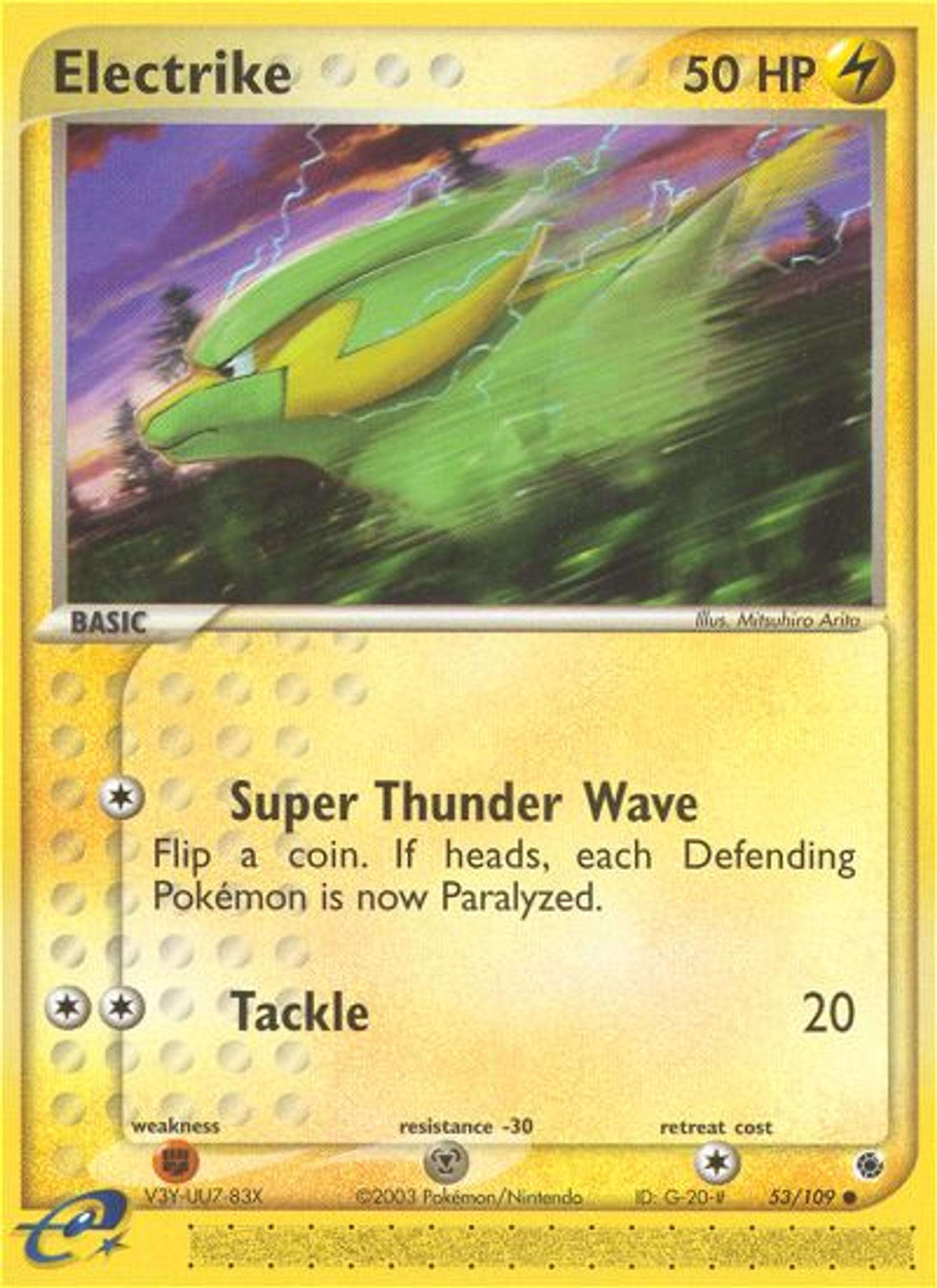Electrike — EX Ruby and Sapphire — Pokémon