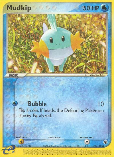 Mudkip — EX Ruby and Sapphire — Pokemon