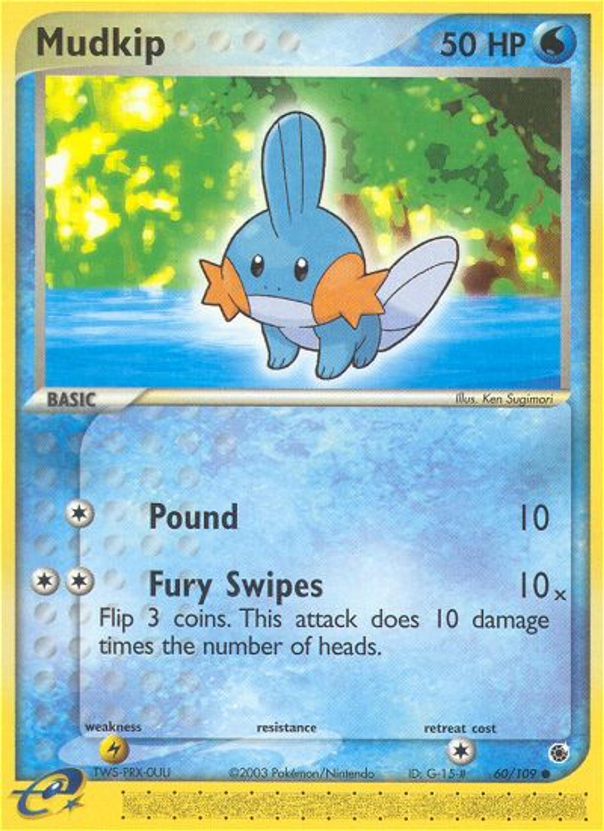 Mudkip — EX Ruby and Sapphire — Pokémon