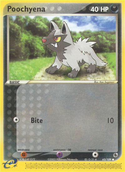 Poochyena — EX Ruby and Sapphire — Pokemon