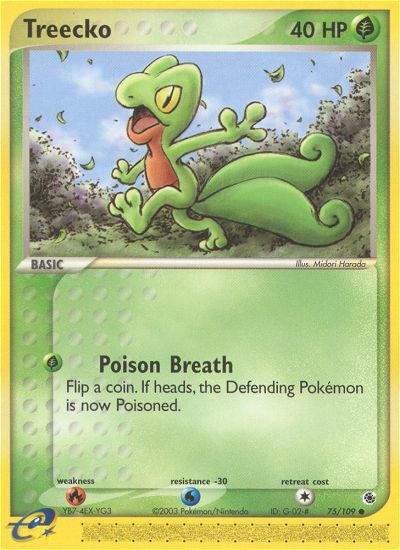 Treecko — EX Ruby and Sapphire — Pokemon