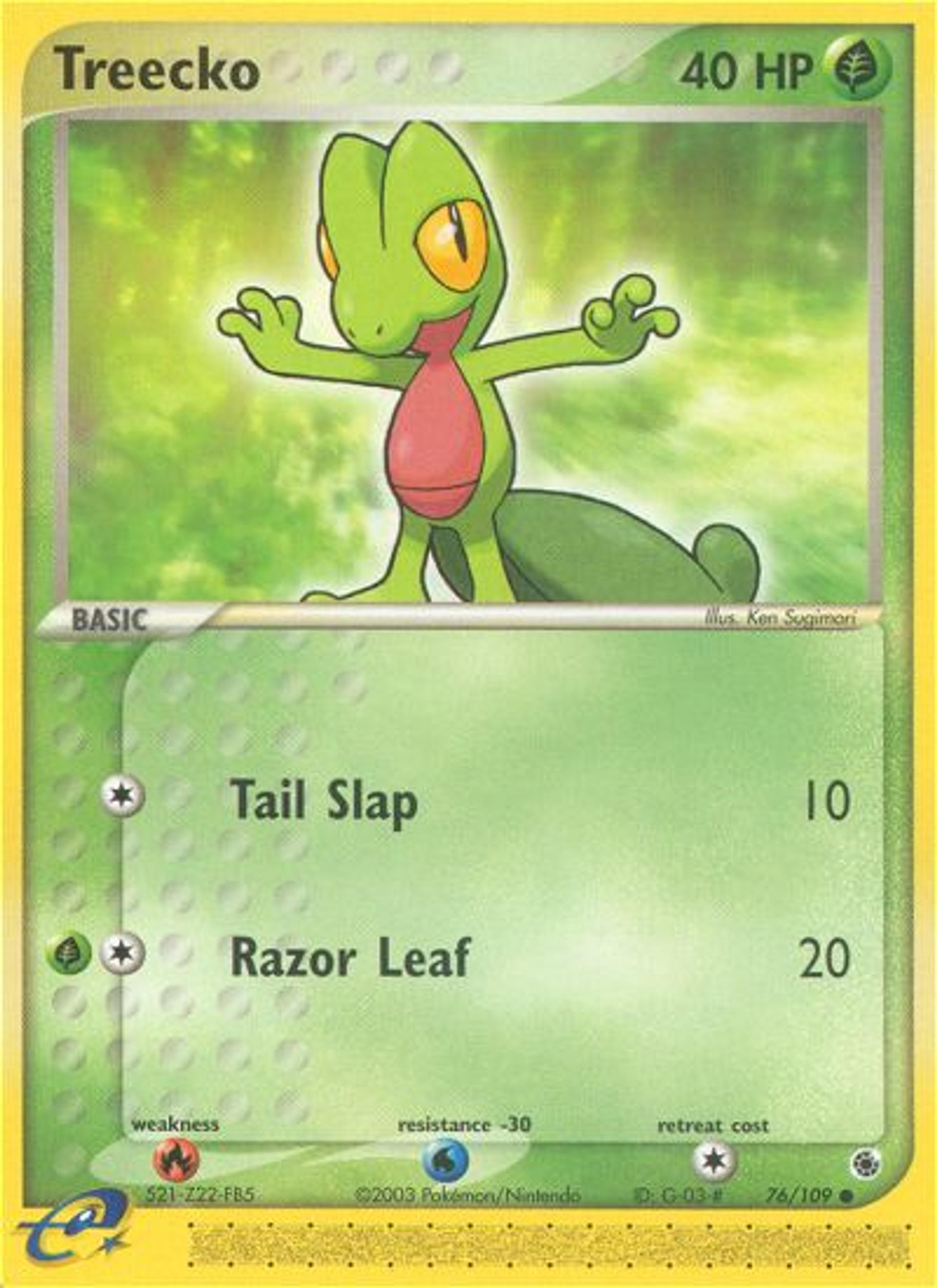 Treecko — EX Ruby and Sapphire — Pokémon