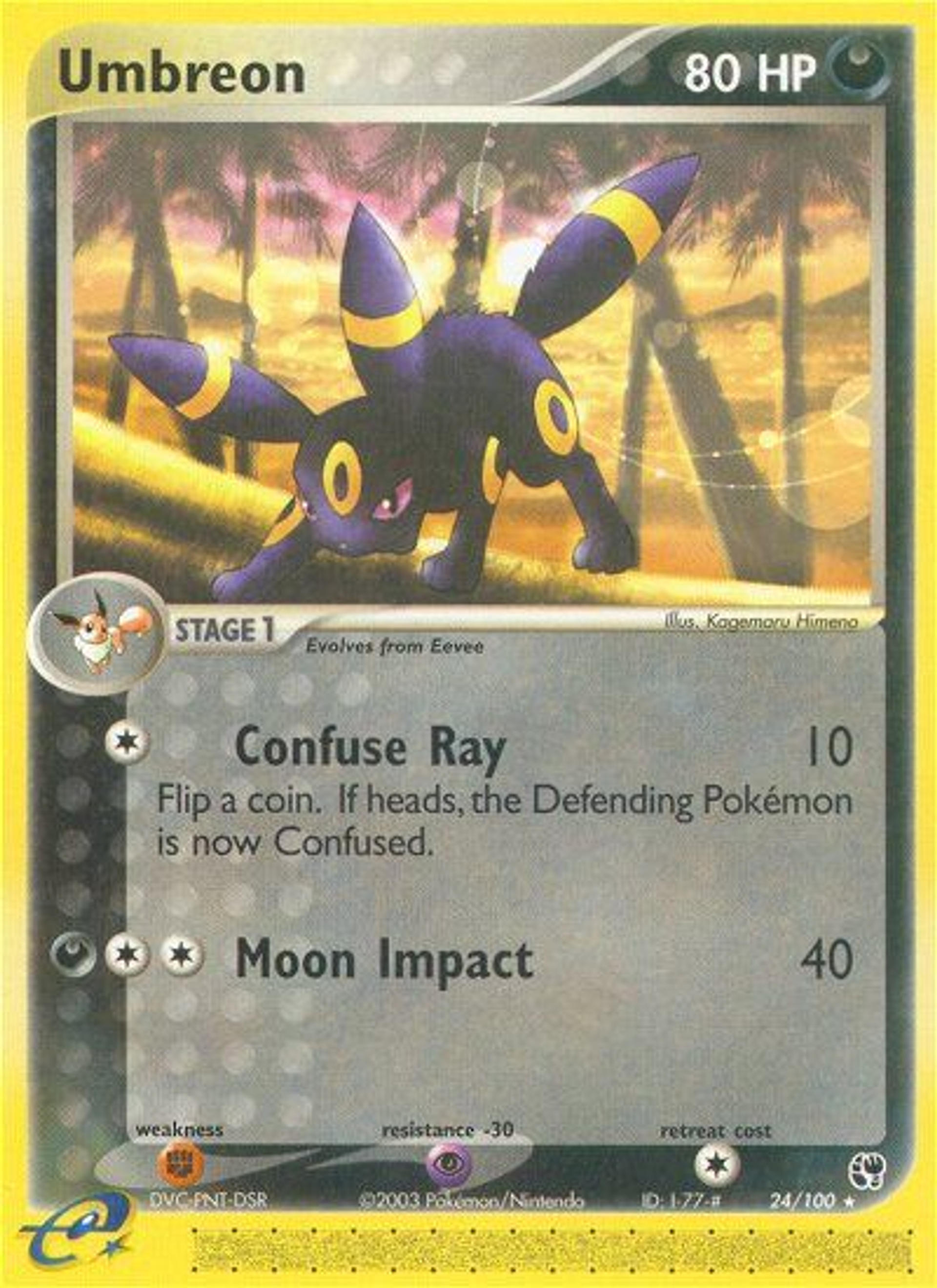 Umbreon — EX Sandstorm — Pokémon