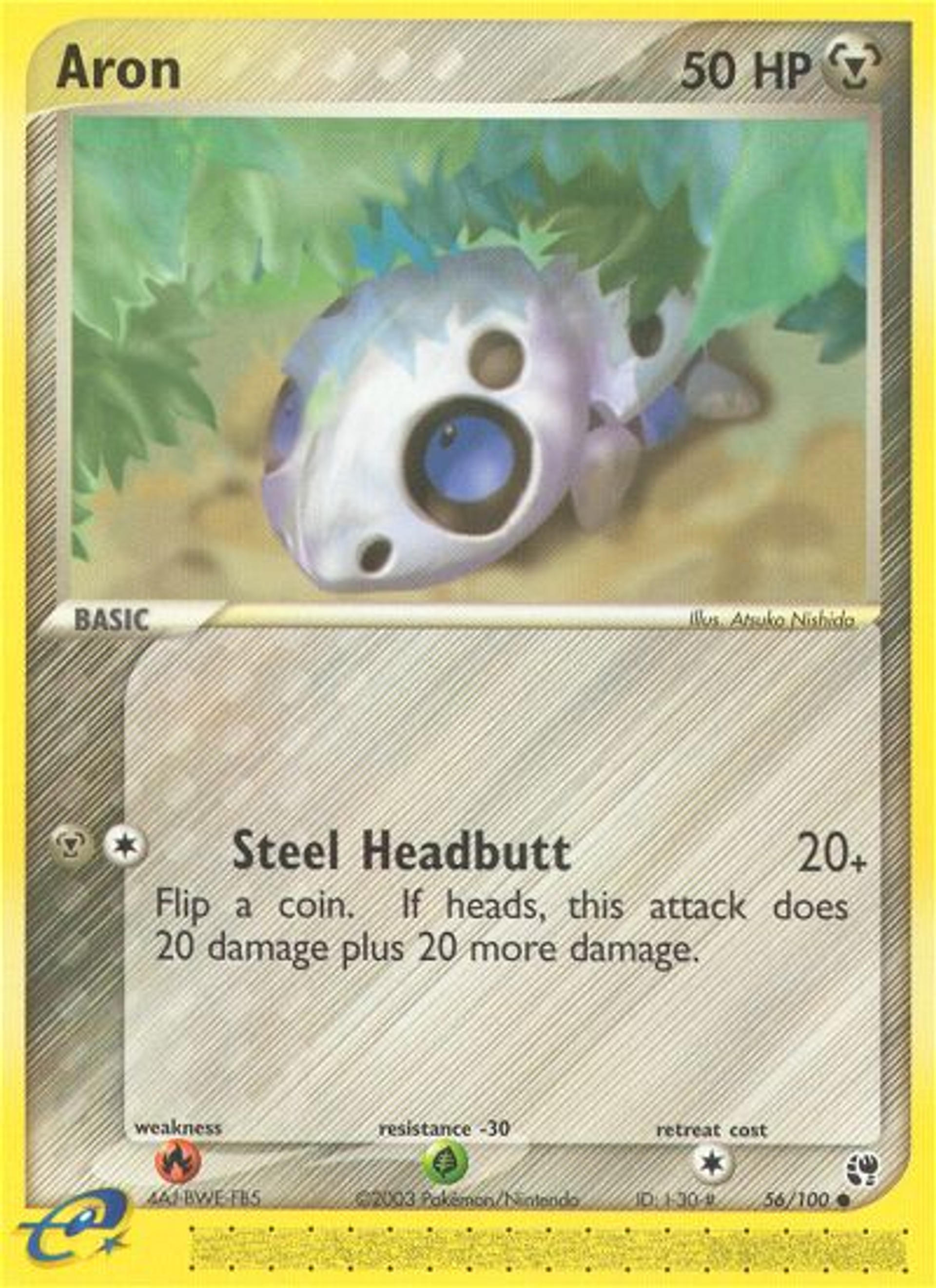 Aron — EX Sandstorm — Pokémon
