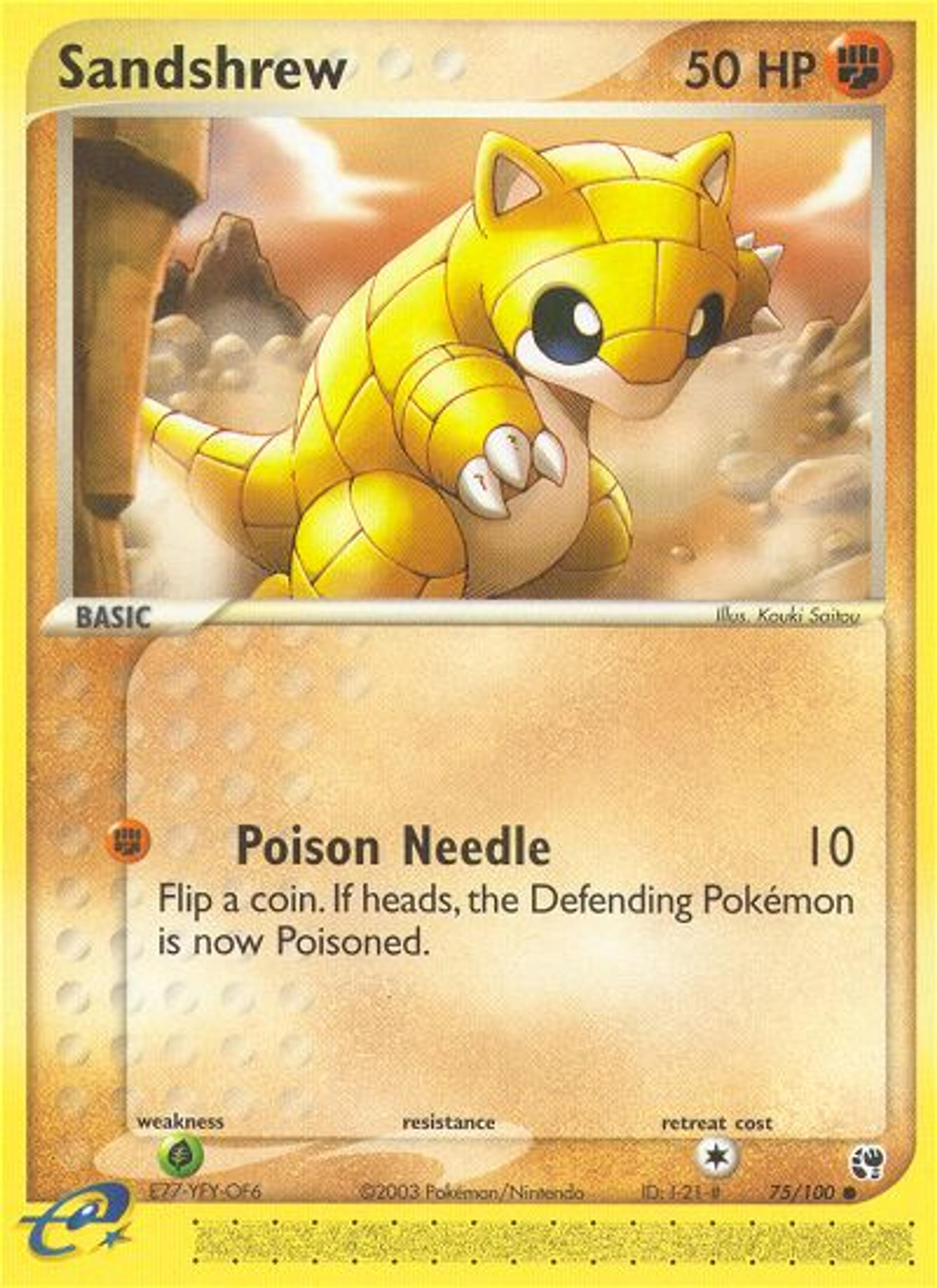 Sandshrew — EX Sandstorm — Pokémon