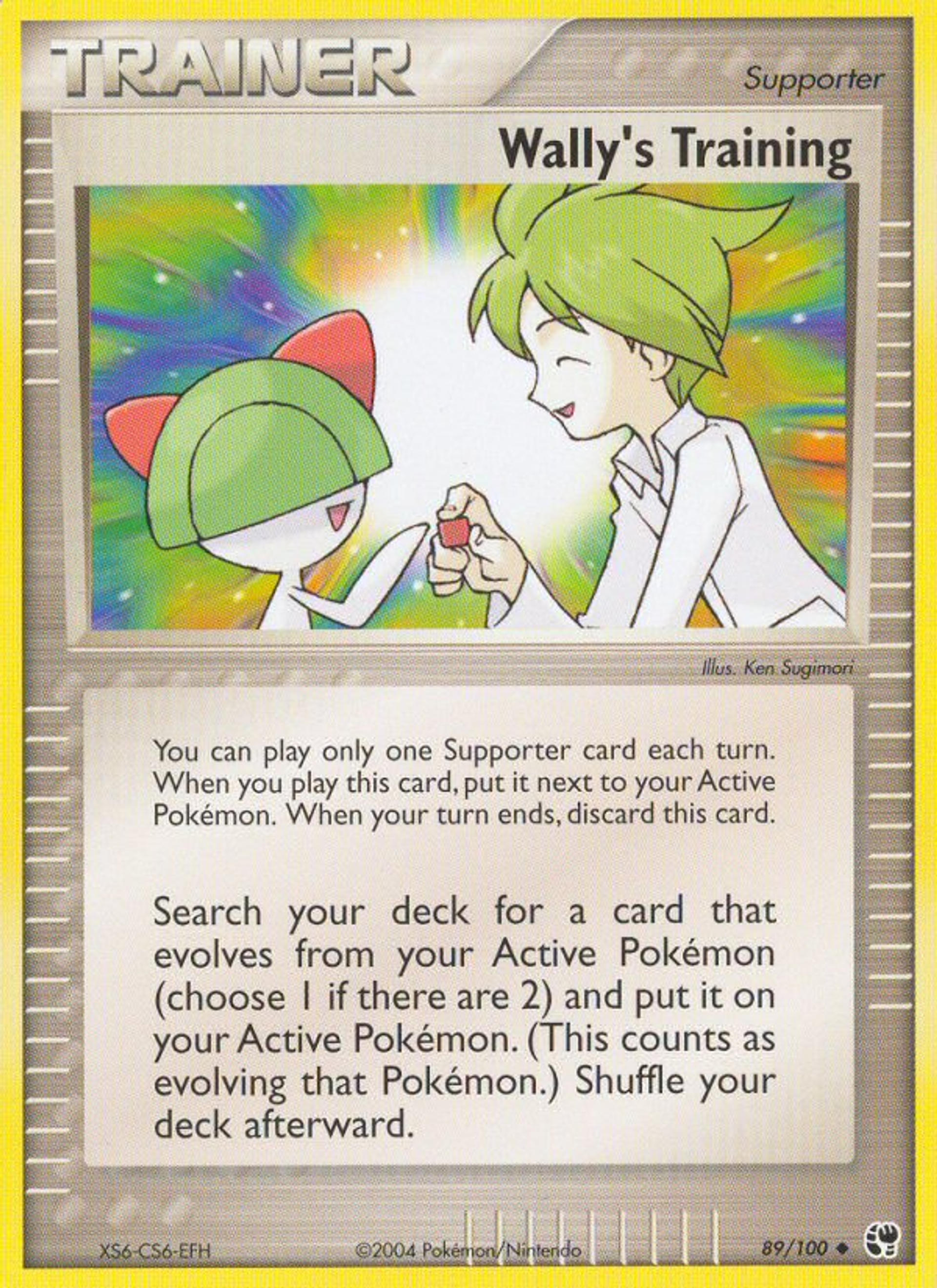 Wally's Training — EX Sandstorm — Pokémon
