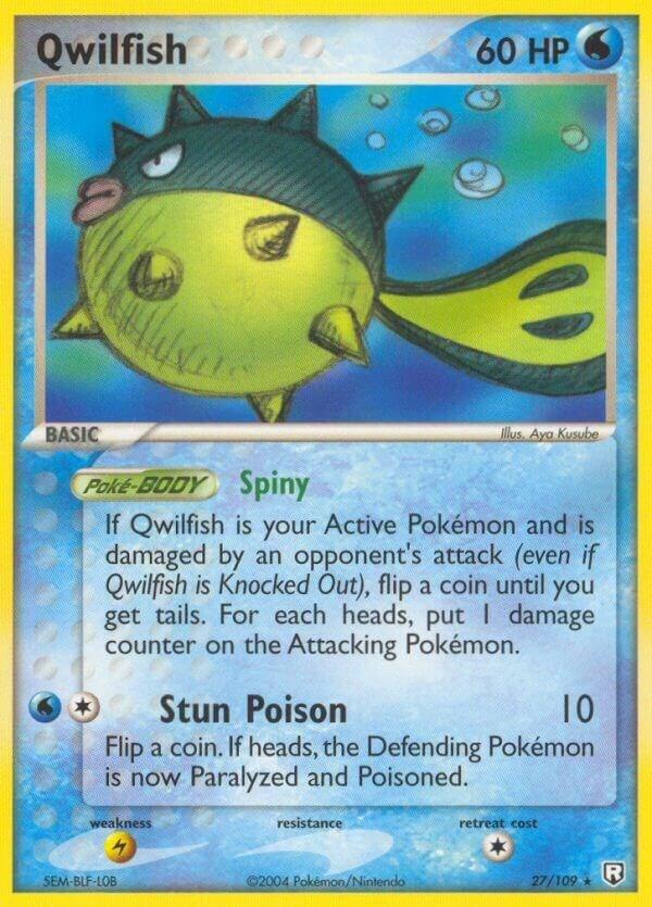 Qwilfish — EX Team Rocket Returns — Pokemon