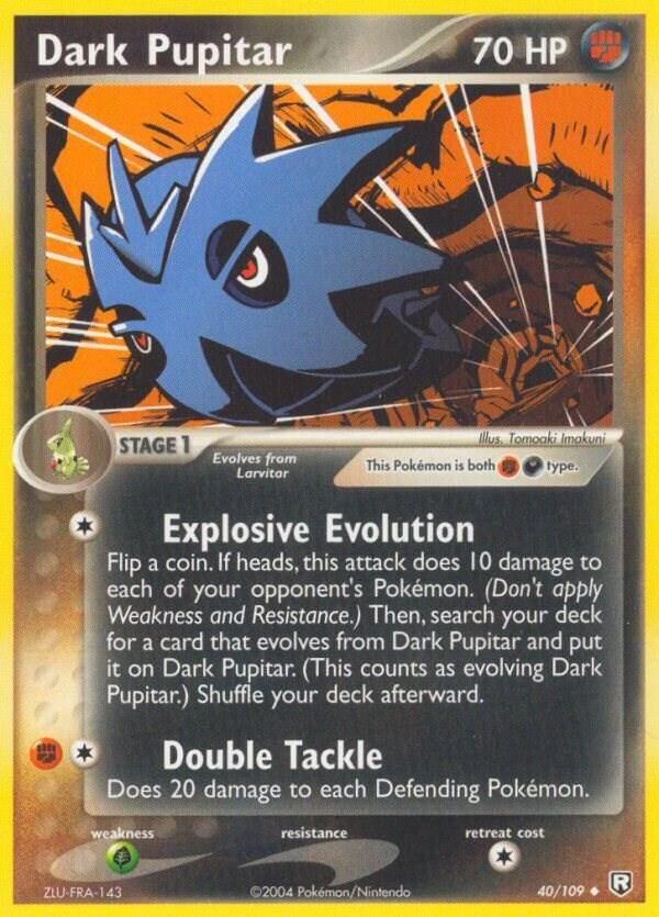Dark Pupitar — EX Team Rocket Returns — Pokemon