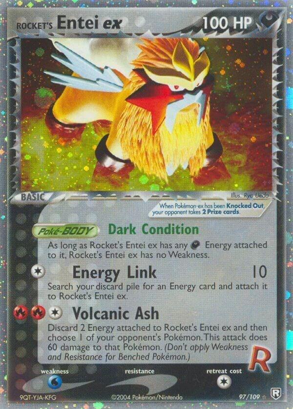 Rocket's Entei ex — EX Team Rocket Returns — Pokemon