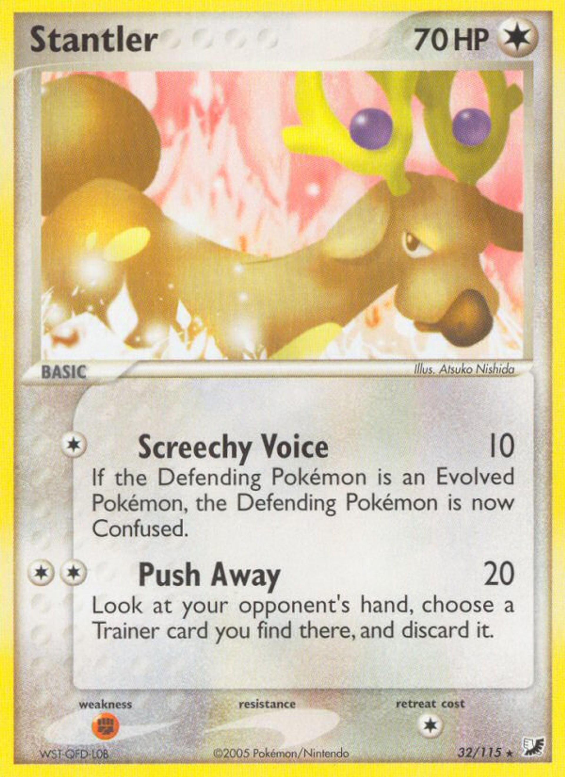 Stantler — EX Unseen Forces — Pokémon