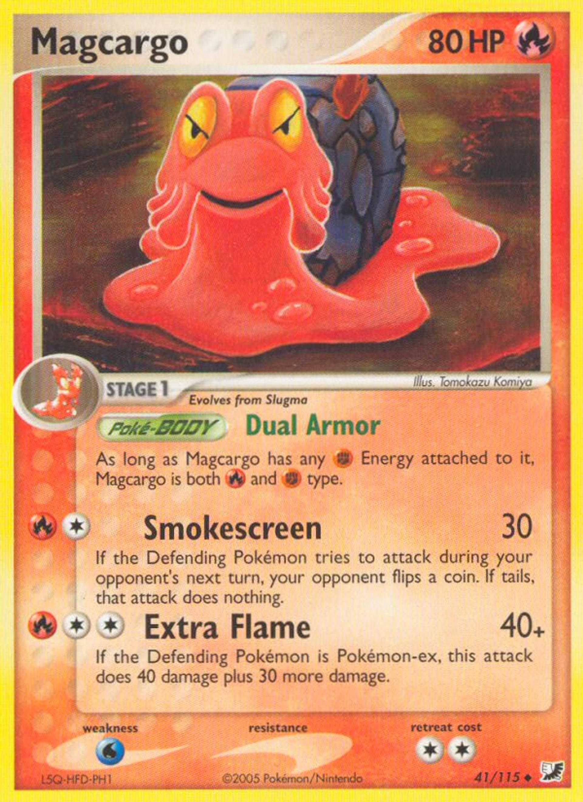 Volcaropod — EX Unseen Forces — Pokémon