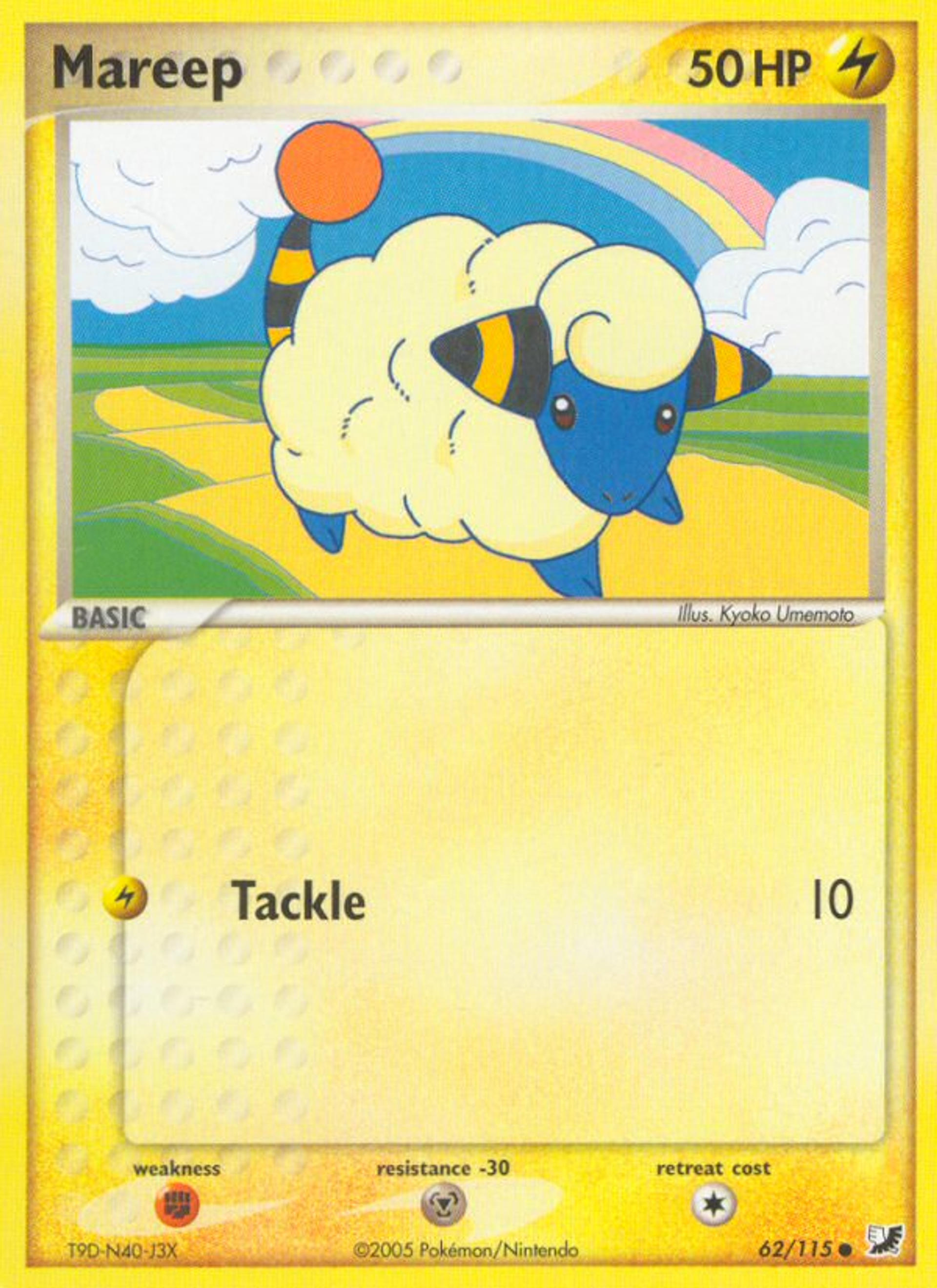 Mareep — EX Unseen Forces — Pokémon