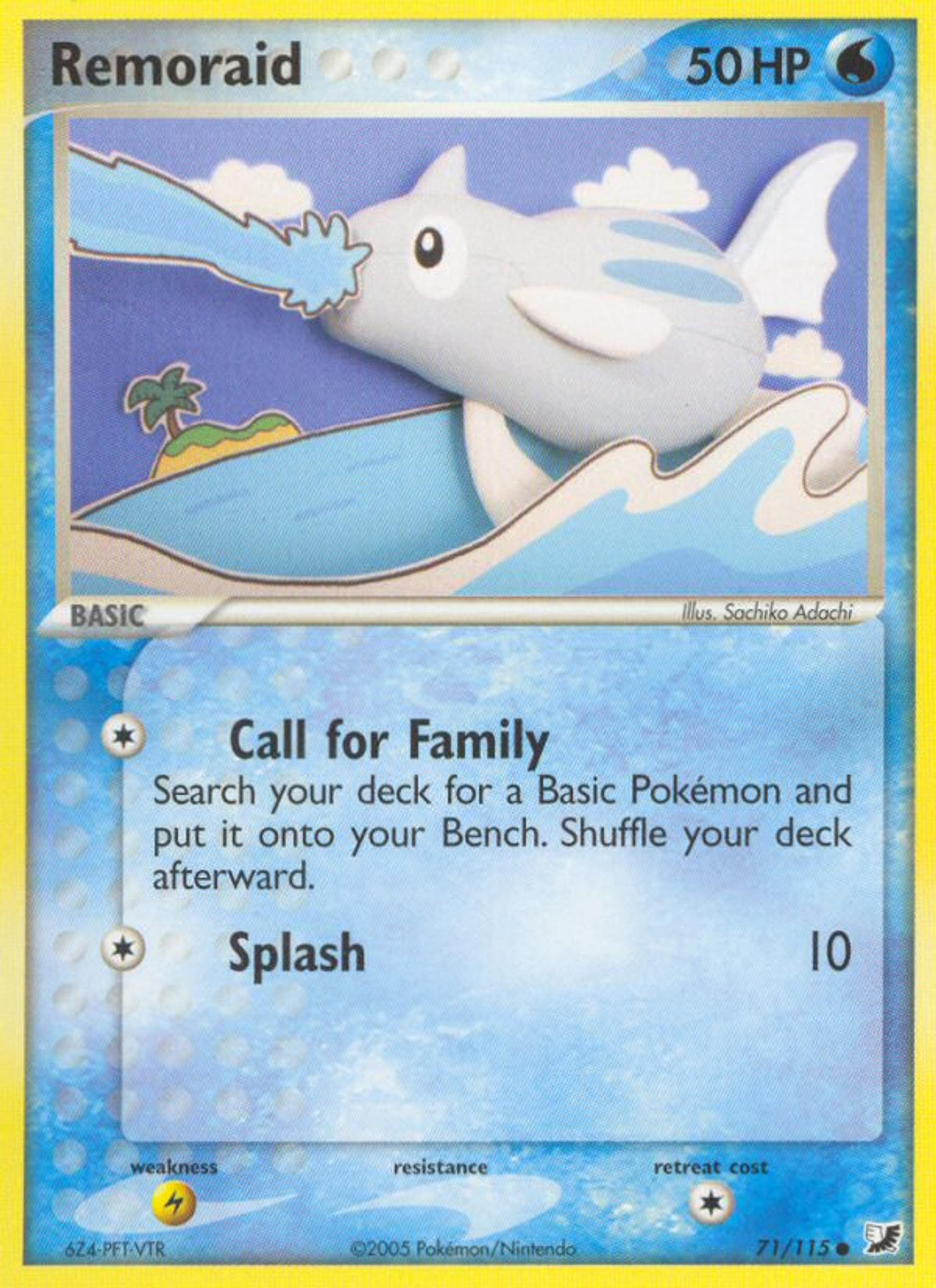 Remoraid — EX Unseen Forces — Pokémon