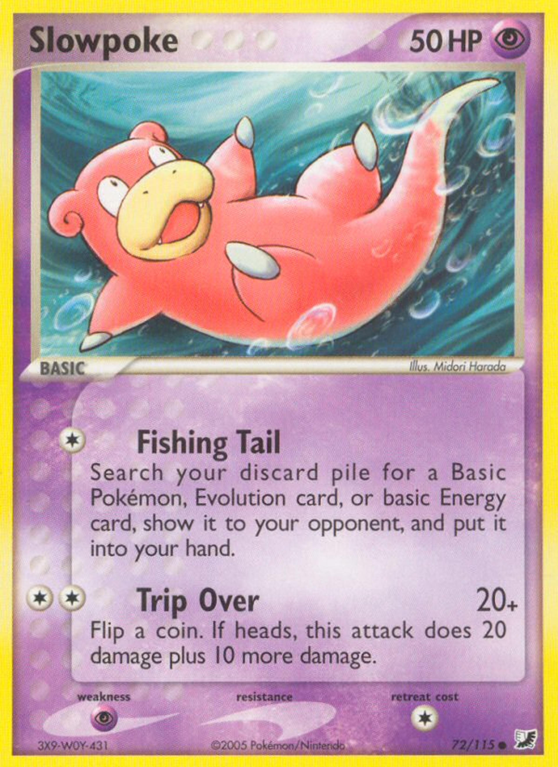 Slowpoke — EX Unseen Forces — Pokémon