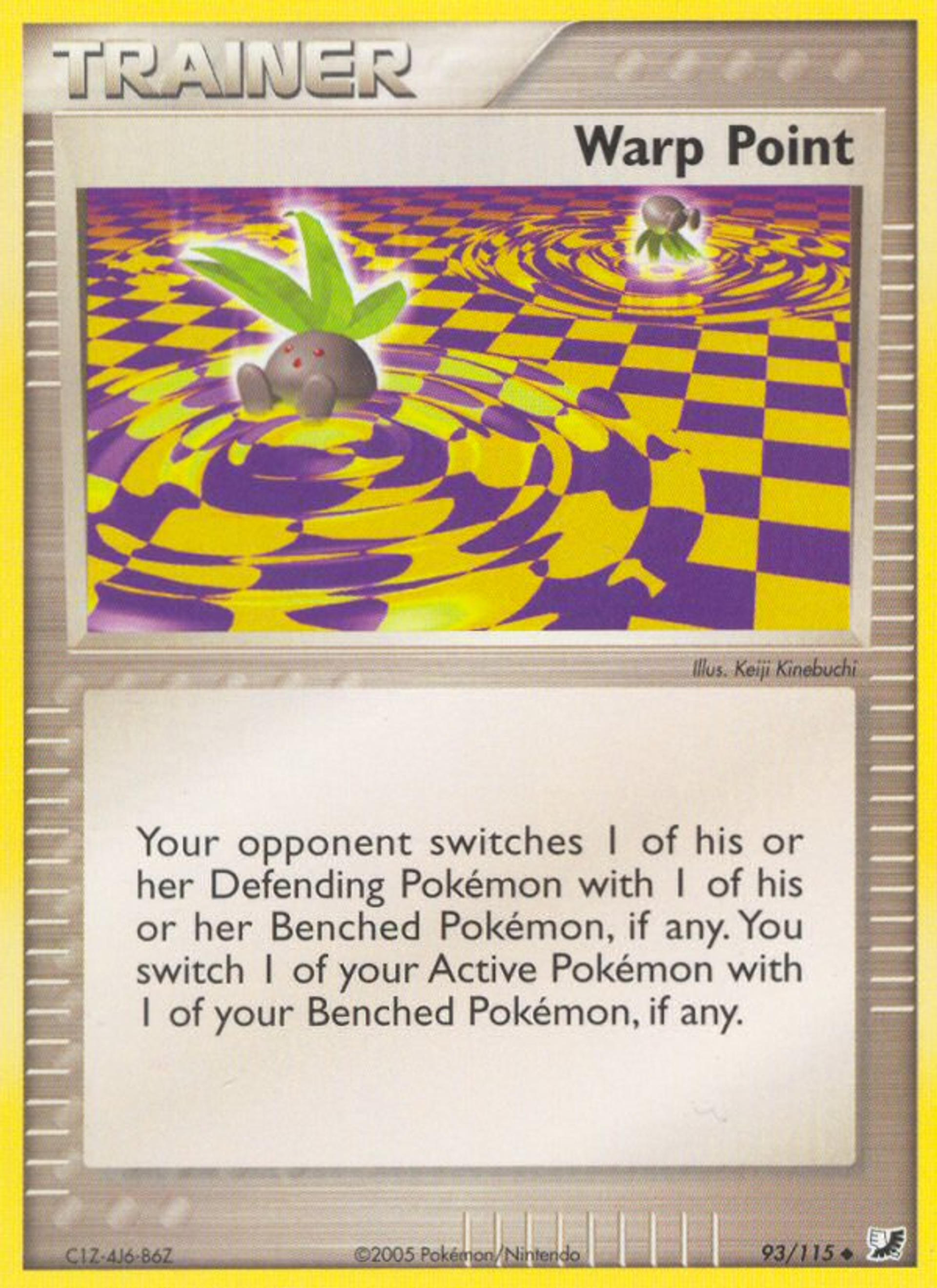 Point d'échange — EX Unseen Forces — Pokémon