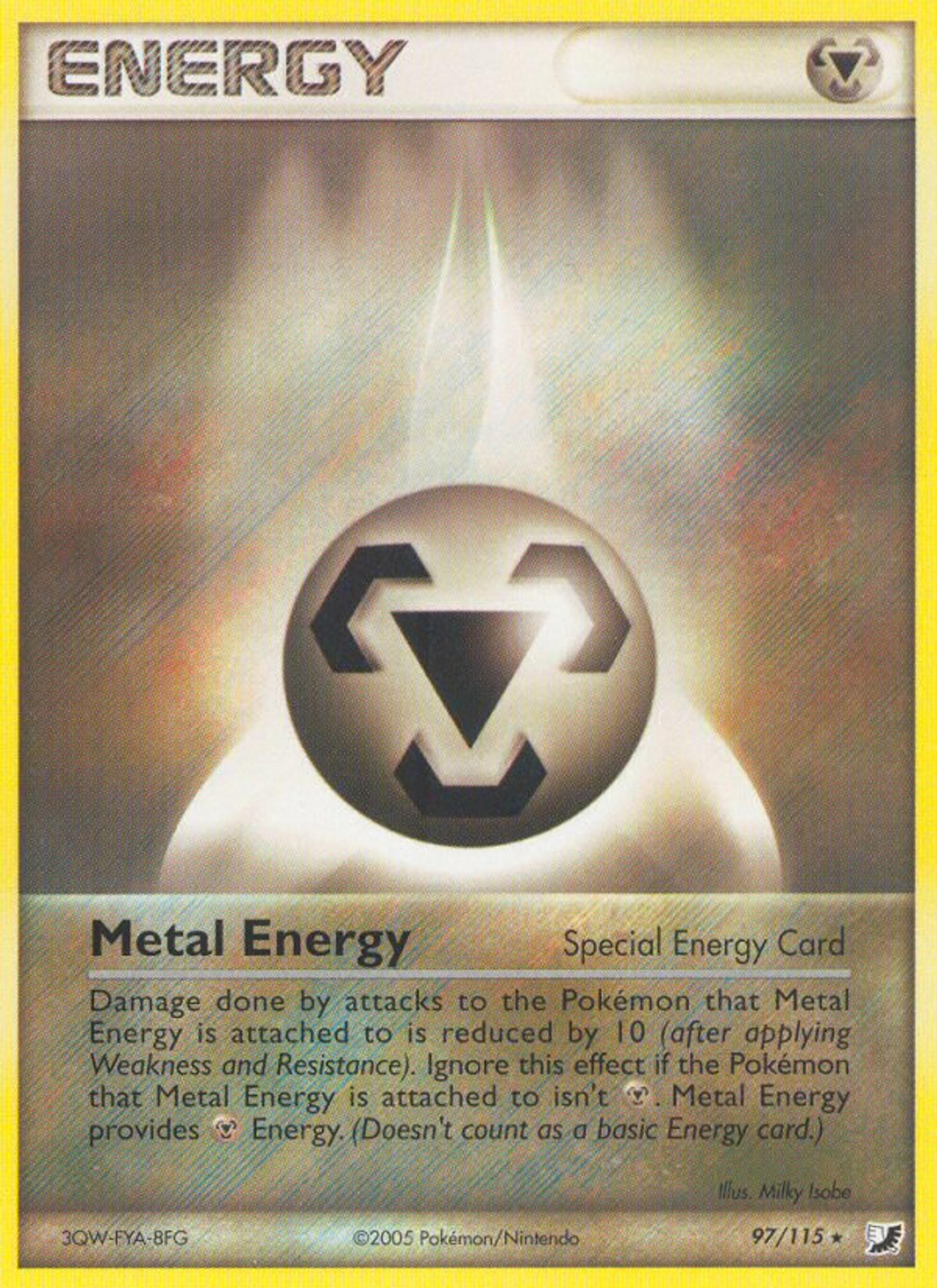 Énergie Métal — EX Unseen Forces — Pokémon