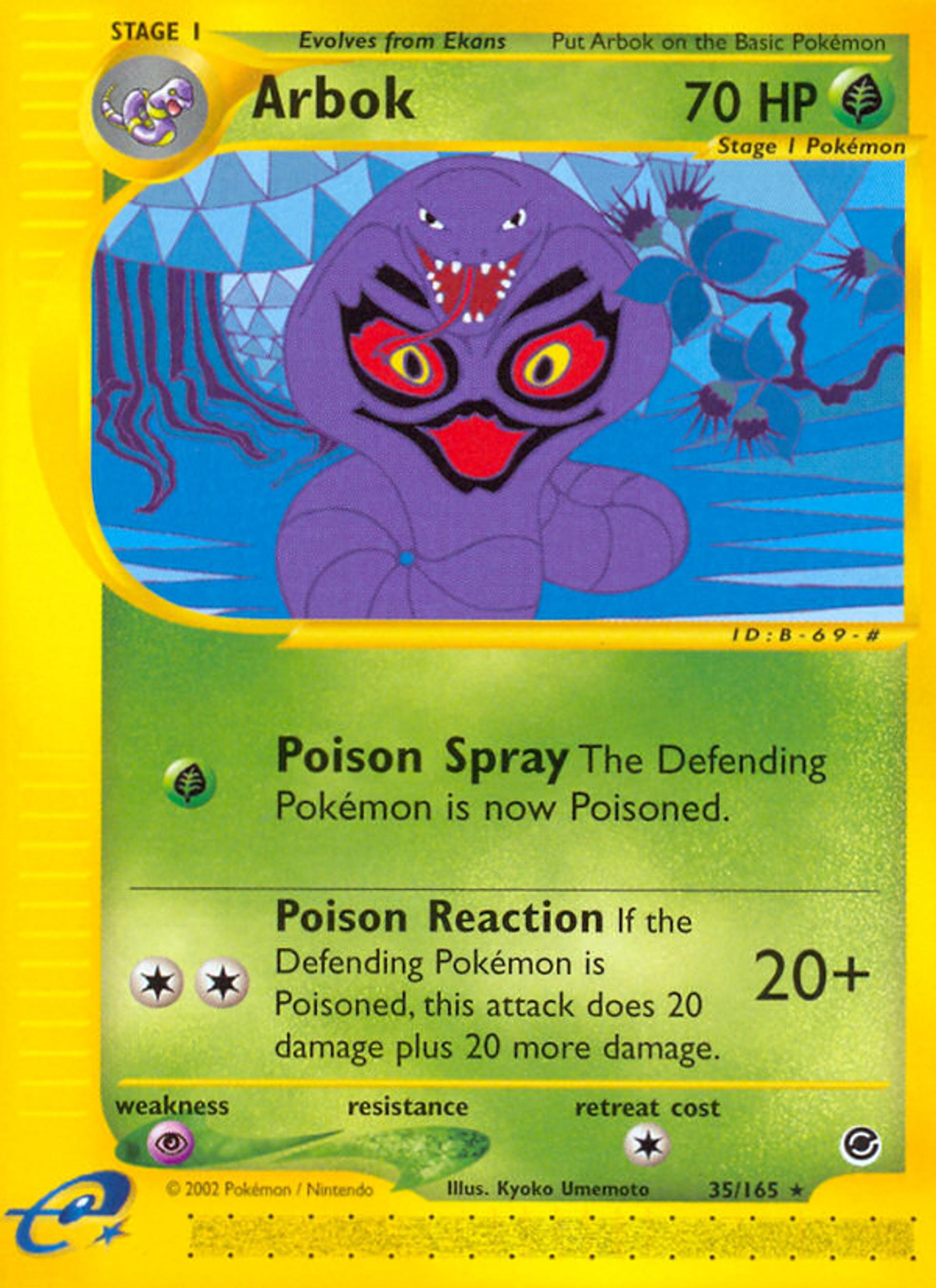 Arbok — Expedition — Pokemon