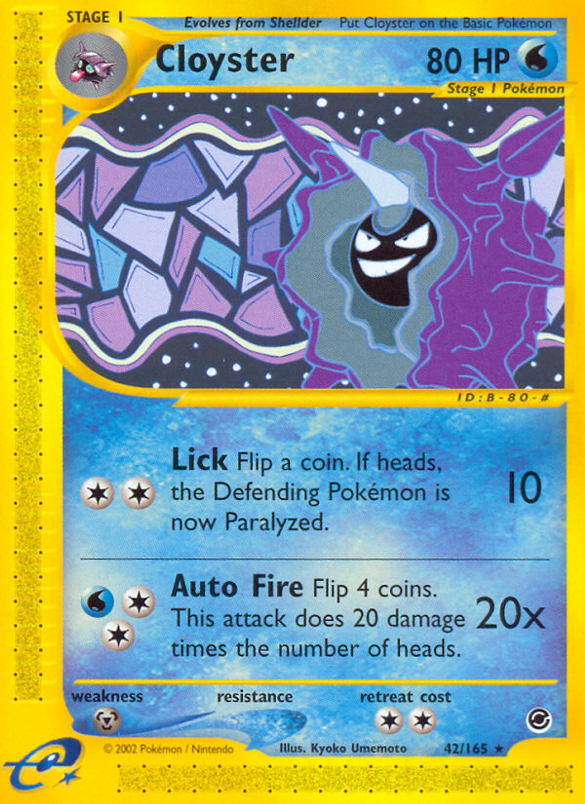 Cloyster — Expedition — Pokemon