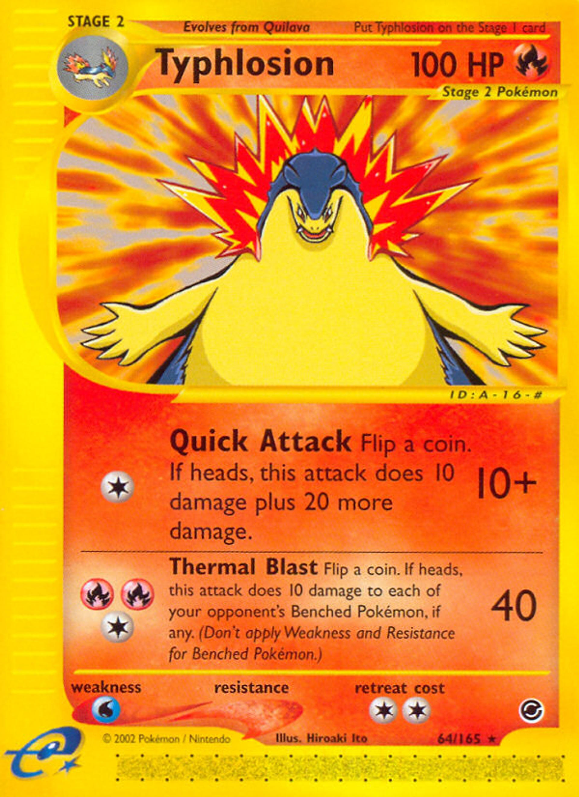 Typhlosion — Expedition — Pokemon