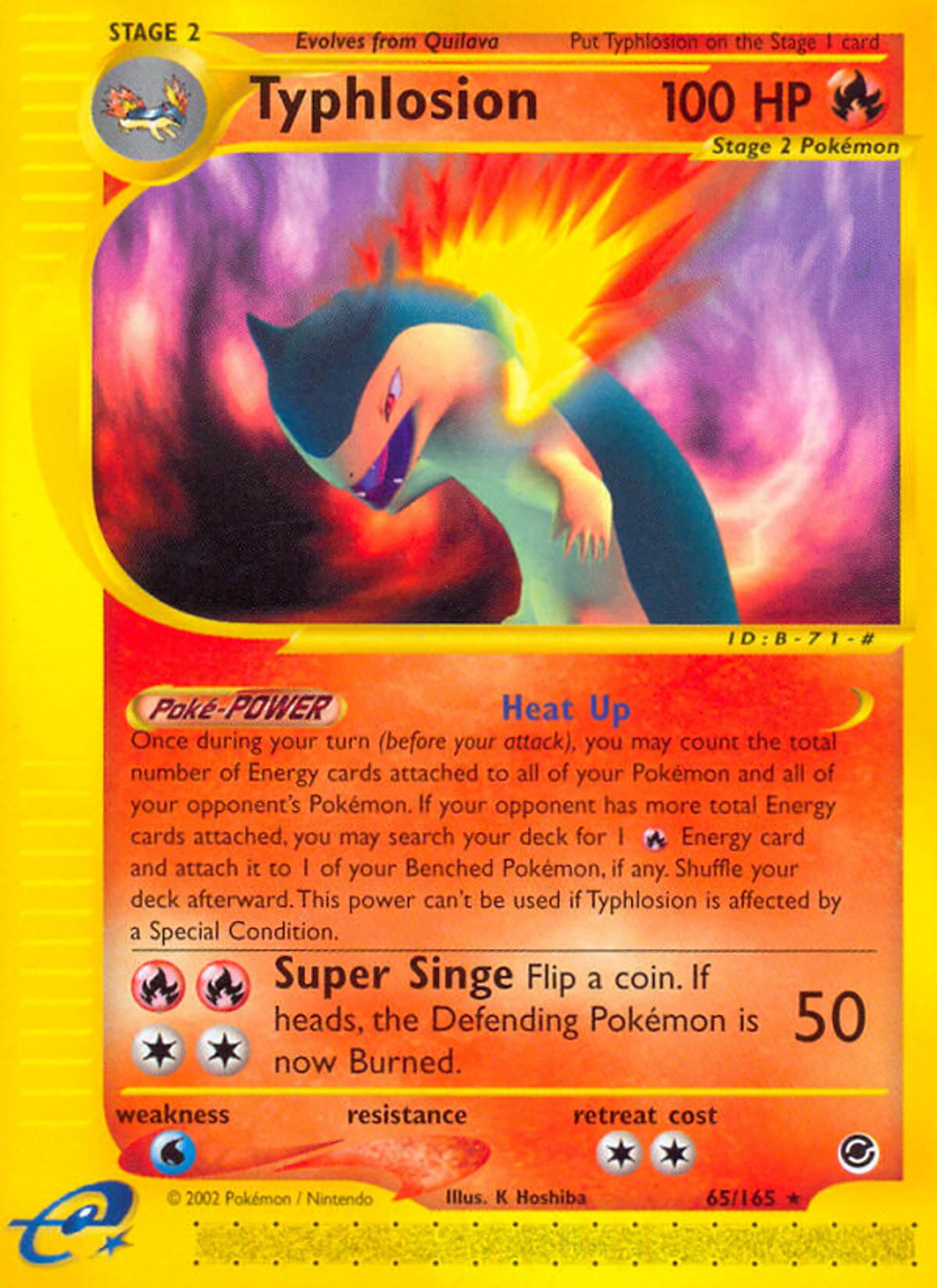 Typhlosion — Expedition — Pokémon