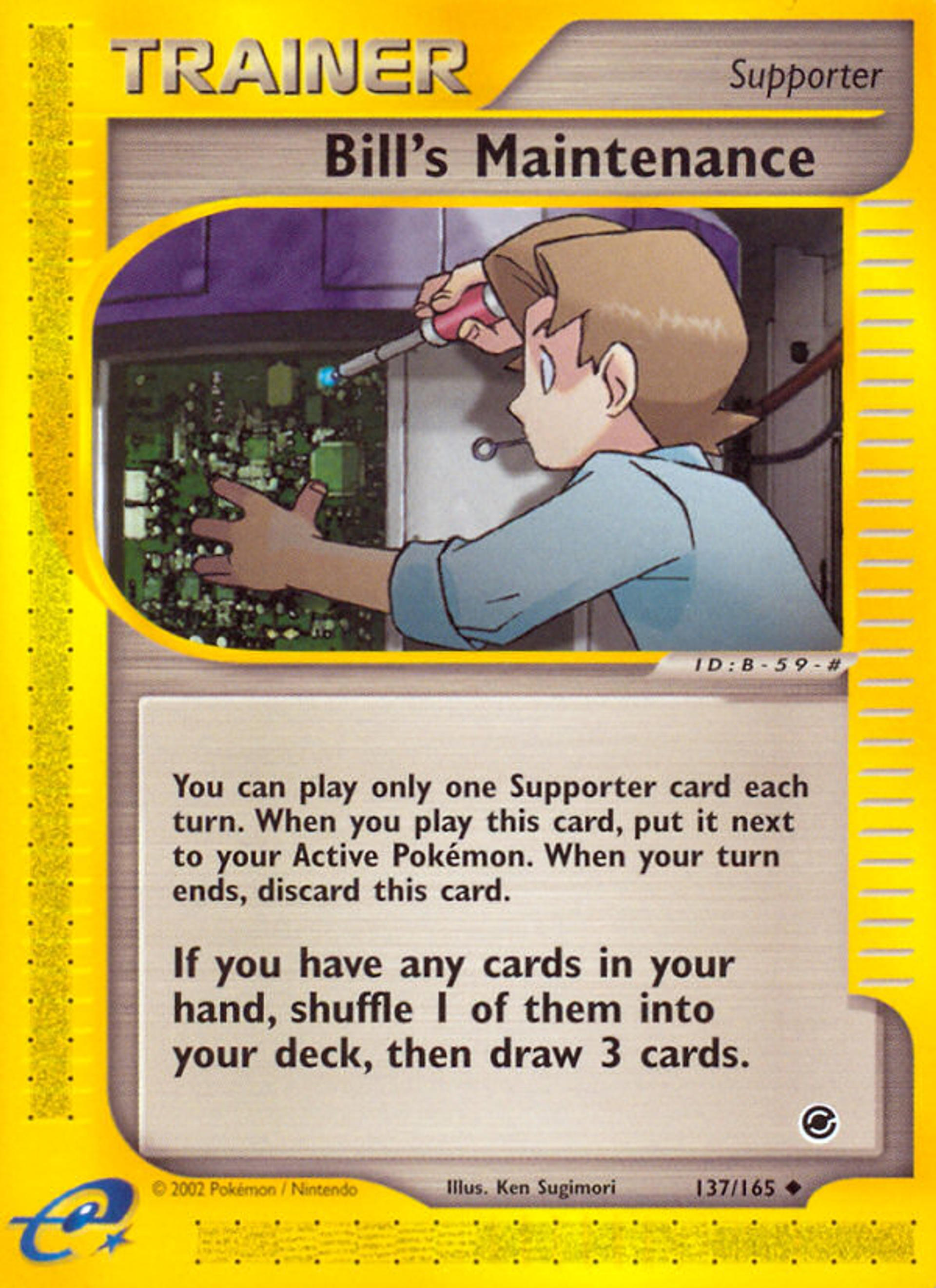 Bill's Maintenance — Expedition — Pokemon