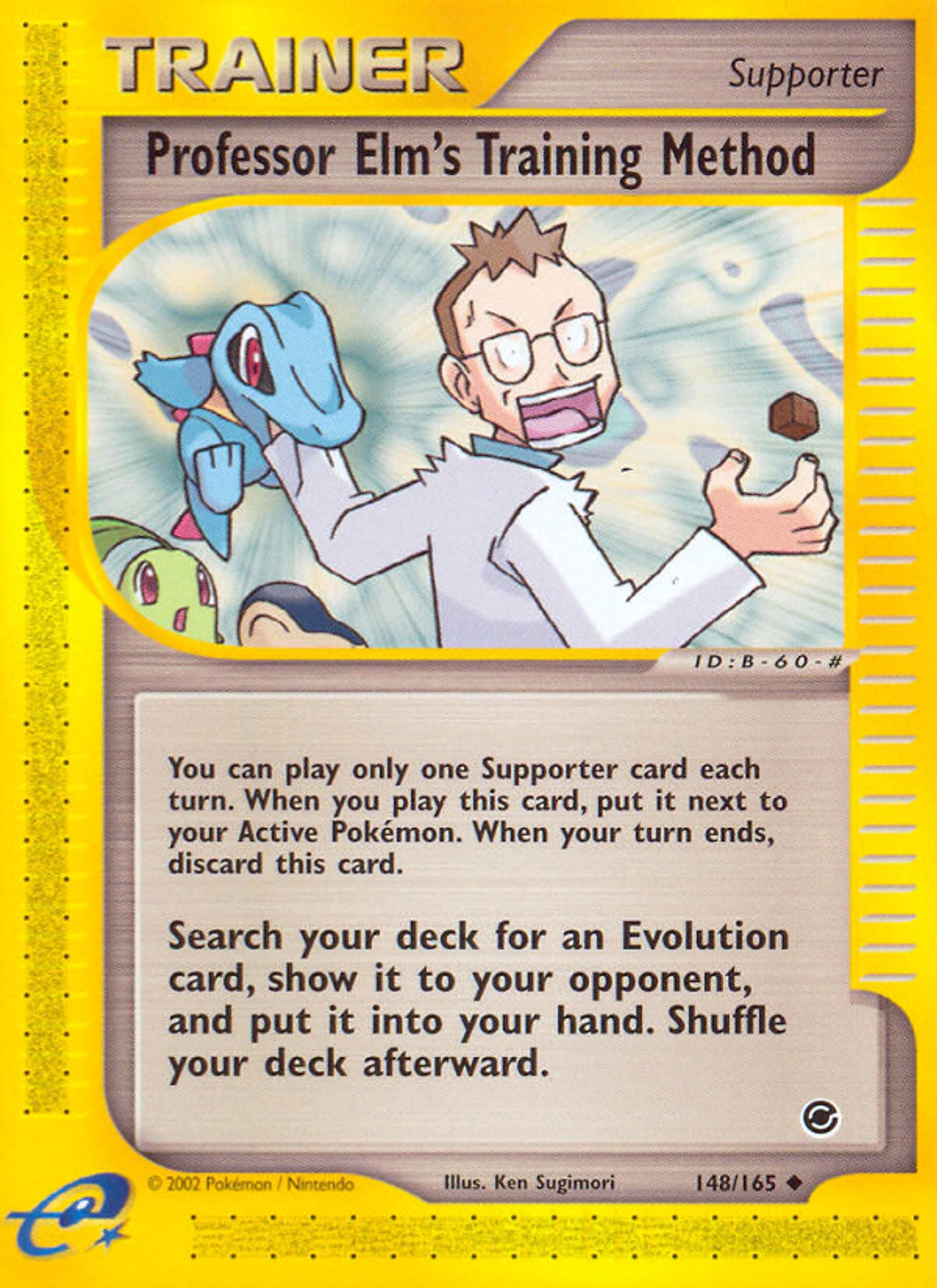 Professor Elm's Training Method — Expedition — Pokemon