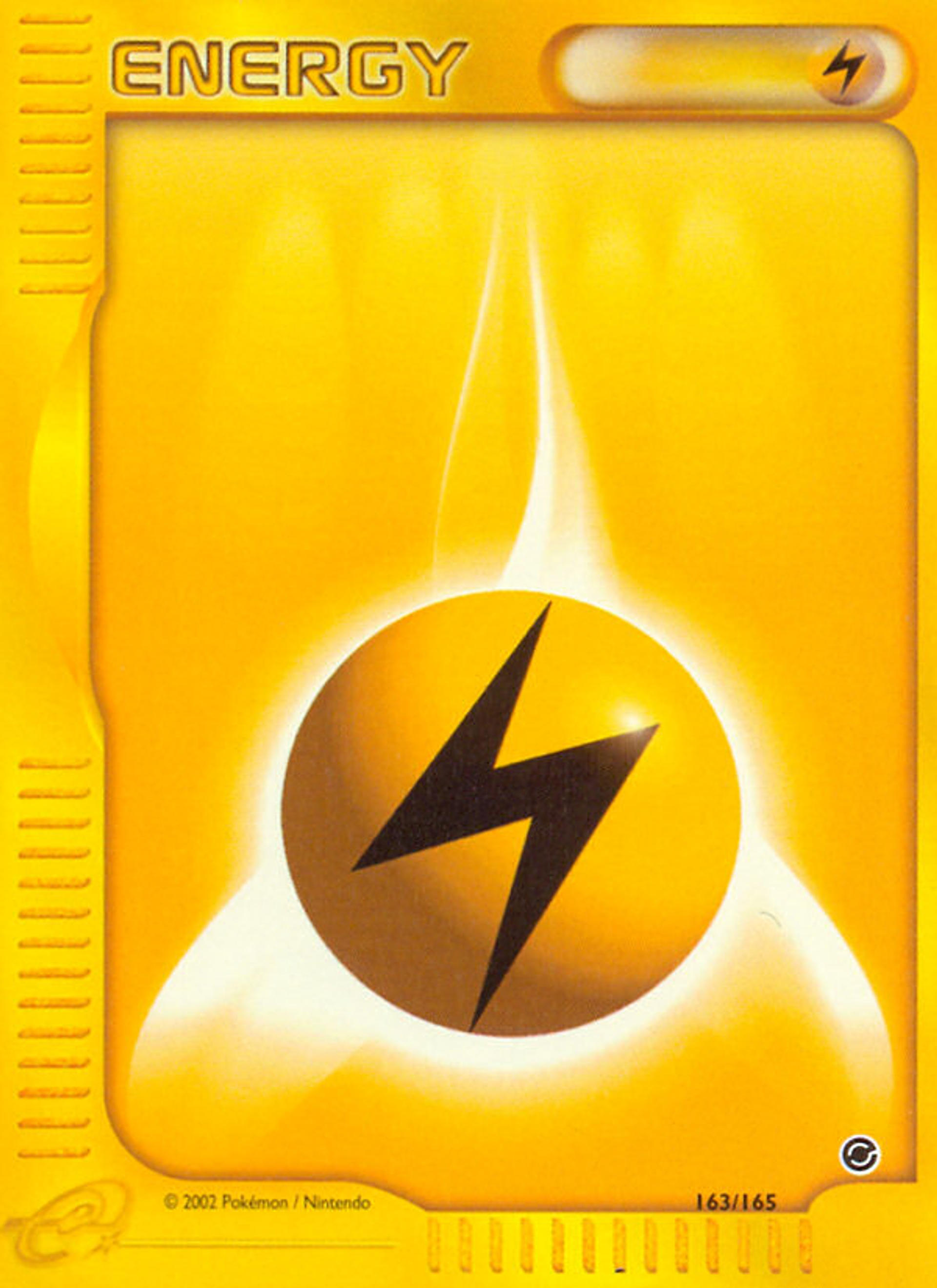 Lightning Energy — Expedition — Pokemon