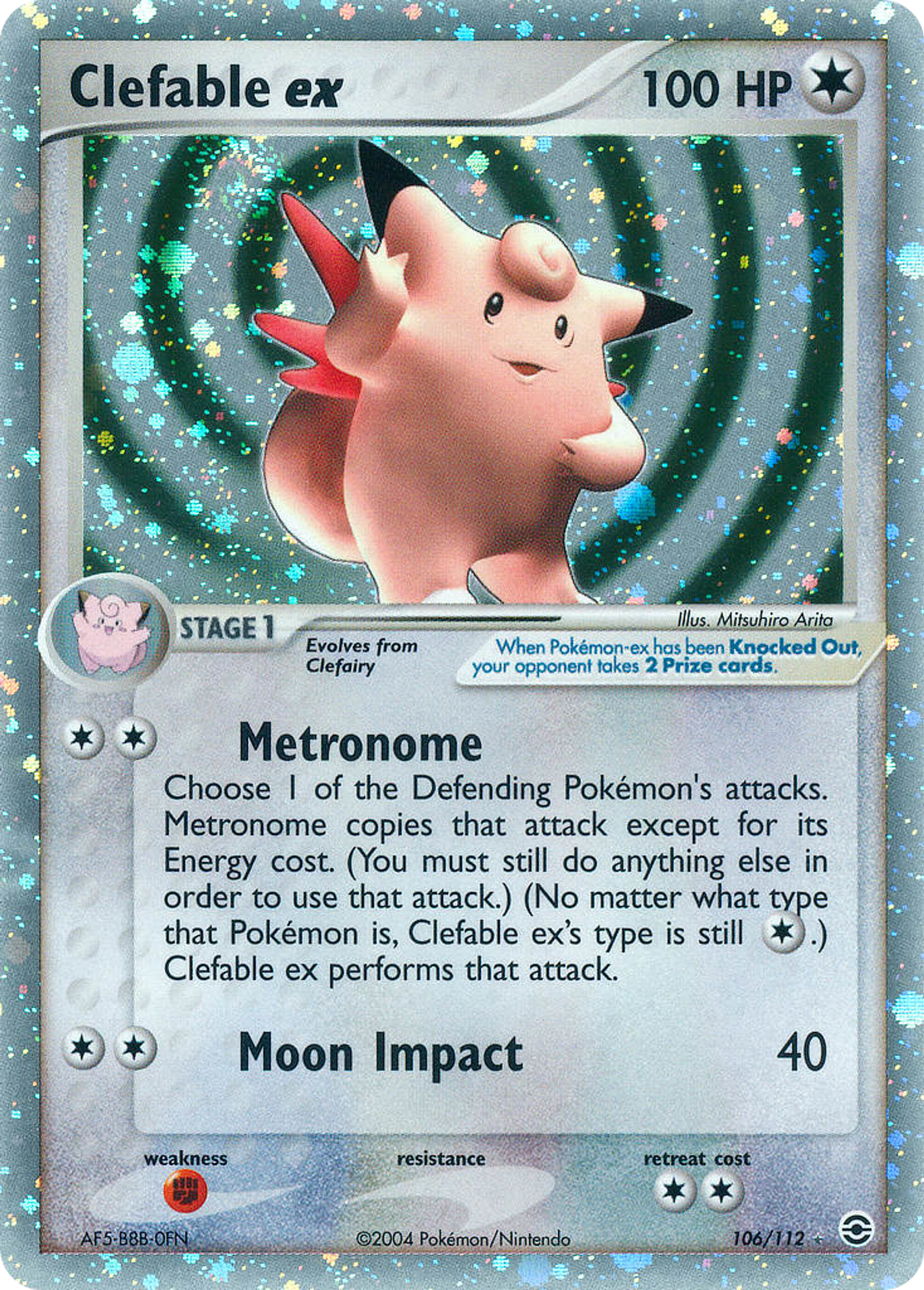 Clefable ex — FireRed & LeafGreen — Pokemon