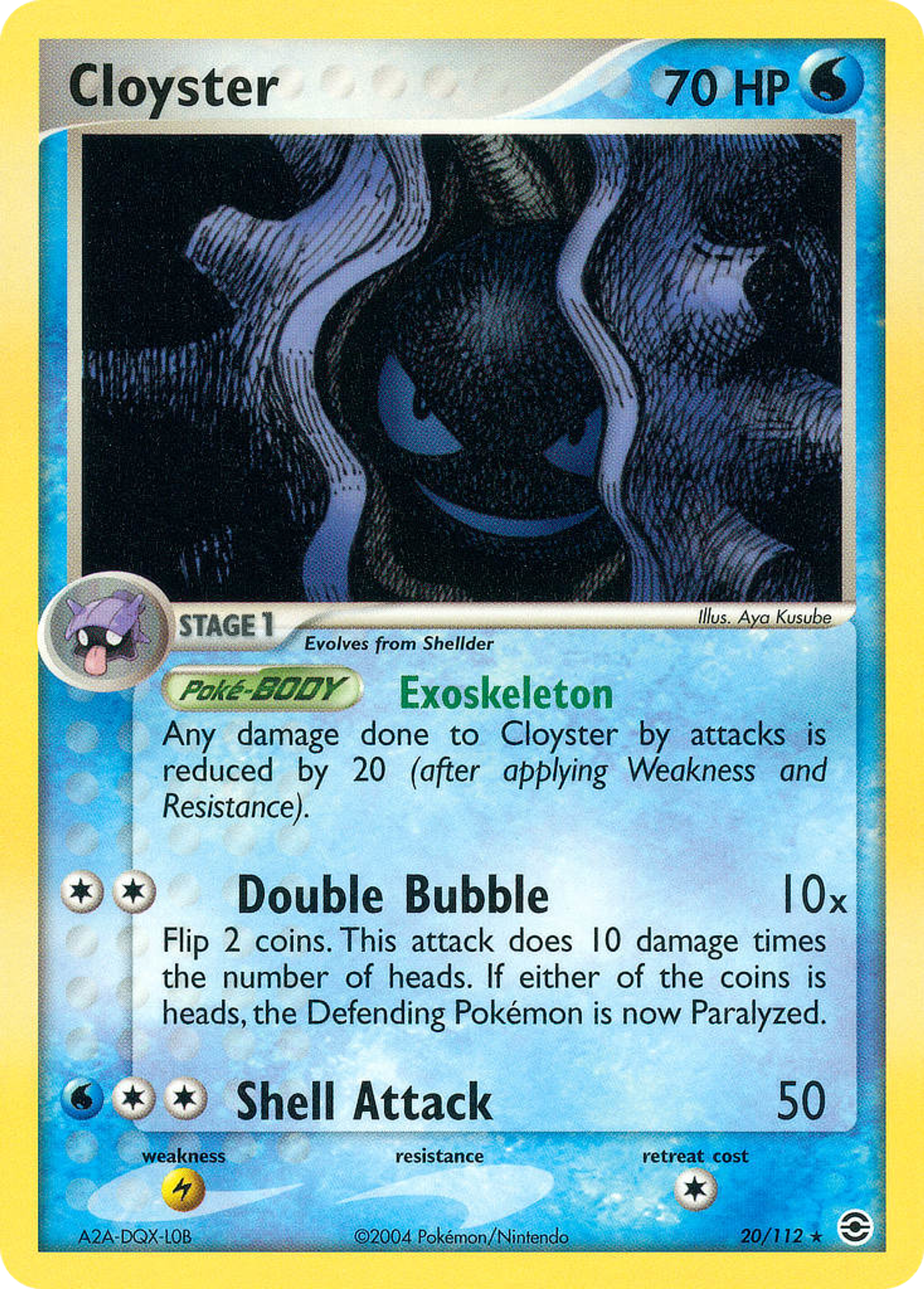 Cloyster — FireRed & LeafGreen — Pokemon