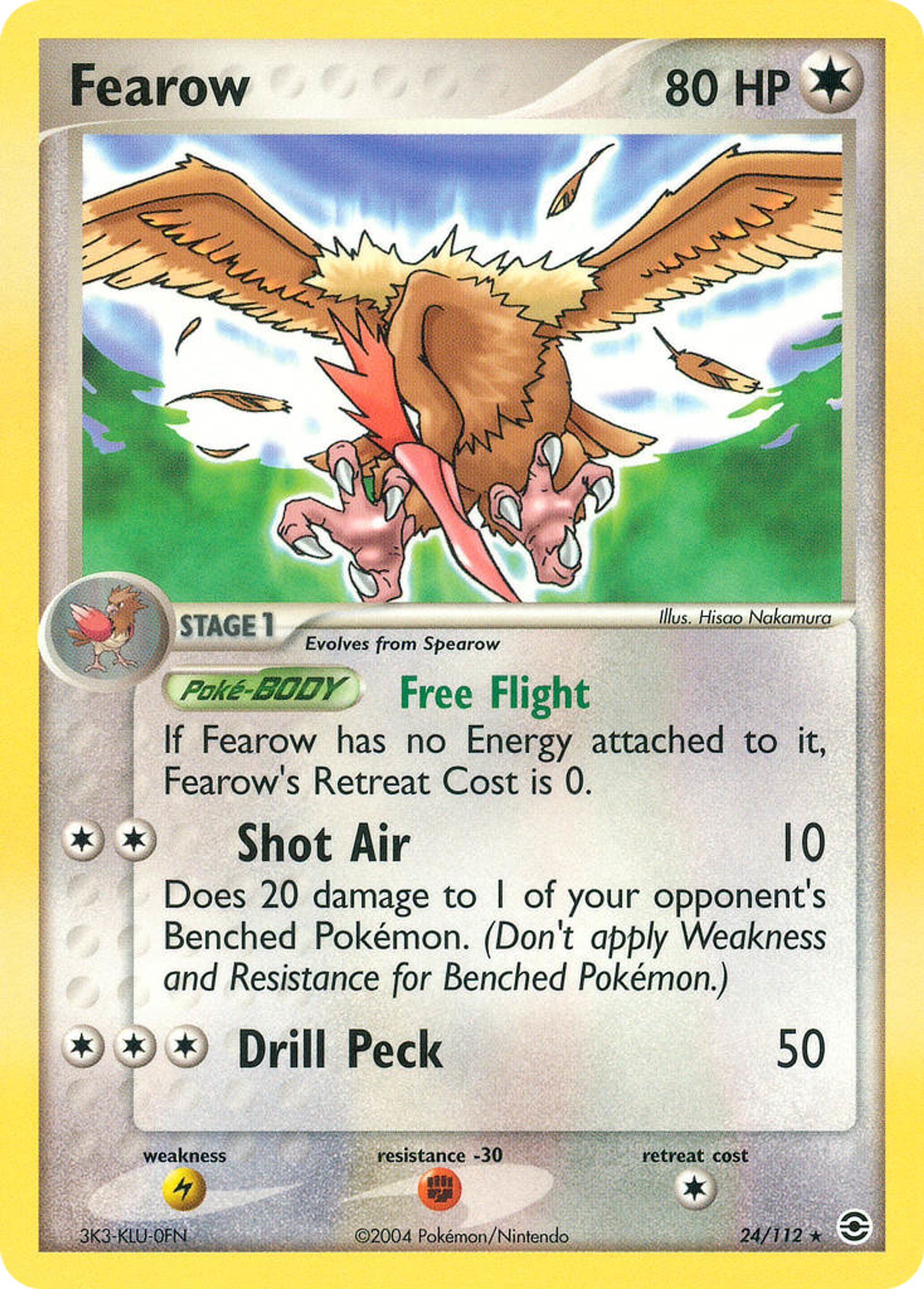 Fearow — FireRed & LeafGreen — Pokemon