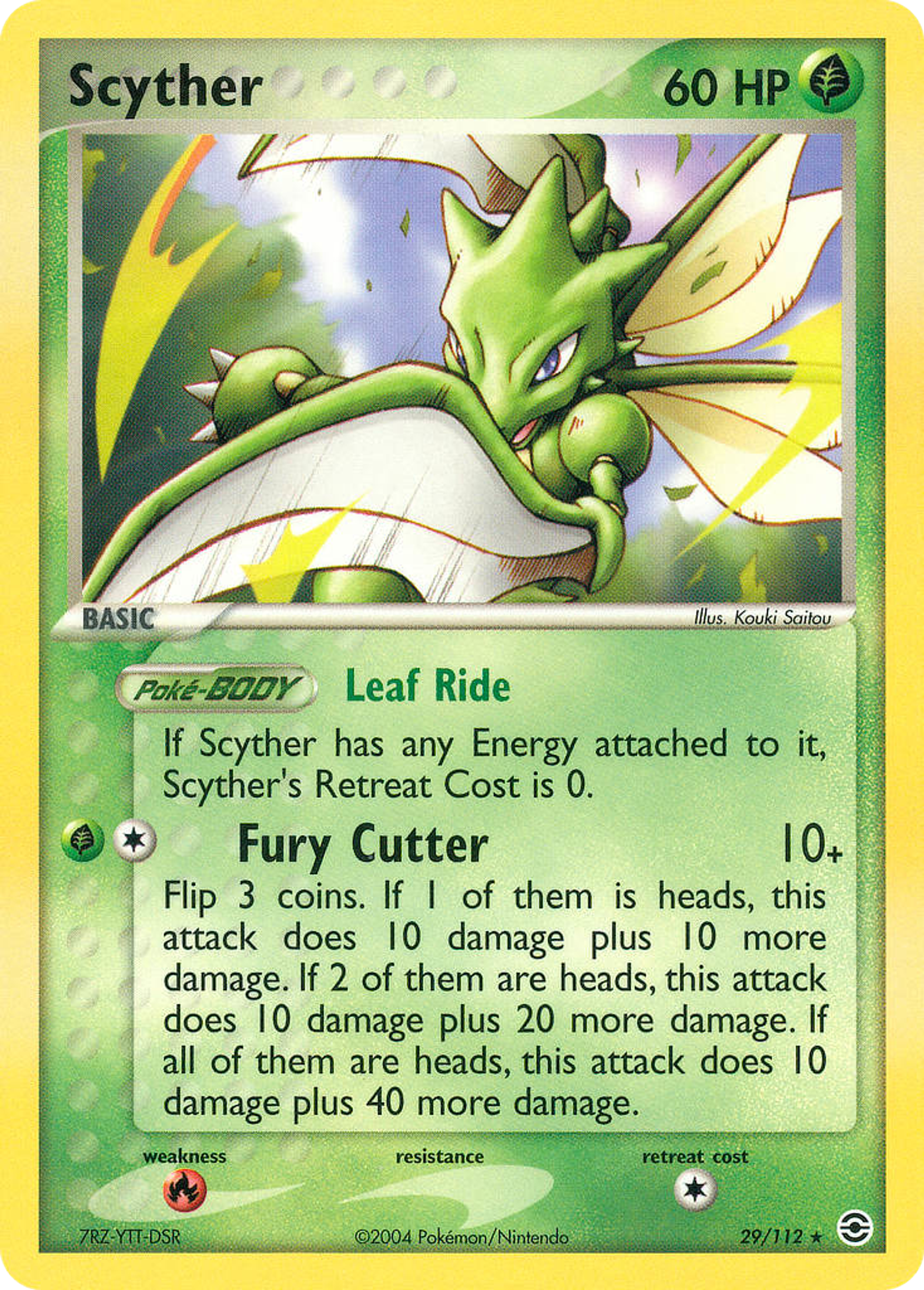 Scyther — FireRed & LeafGreen — Pokemon