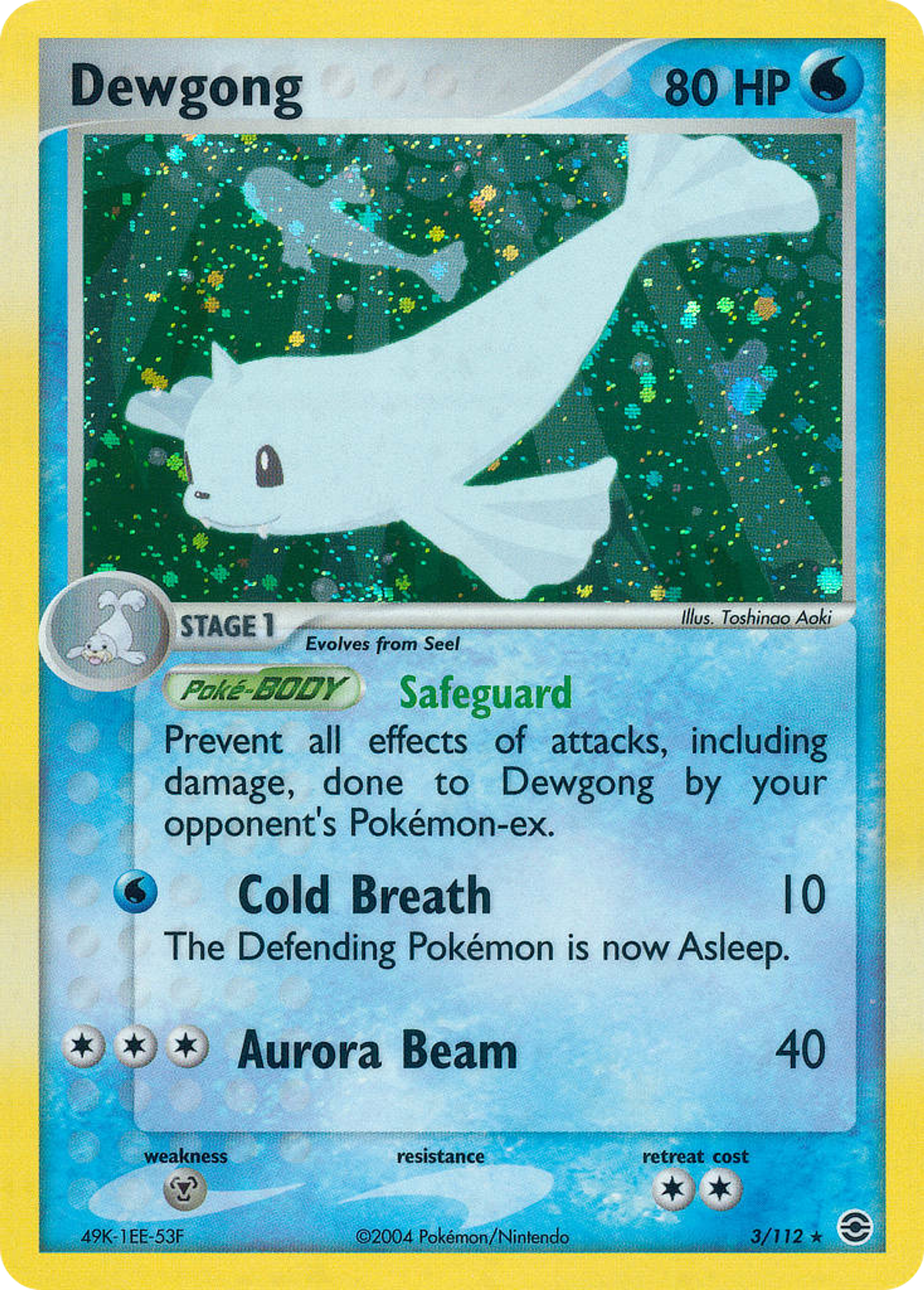 Dewgong — FireRed & LeafGreen — Pokemon