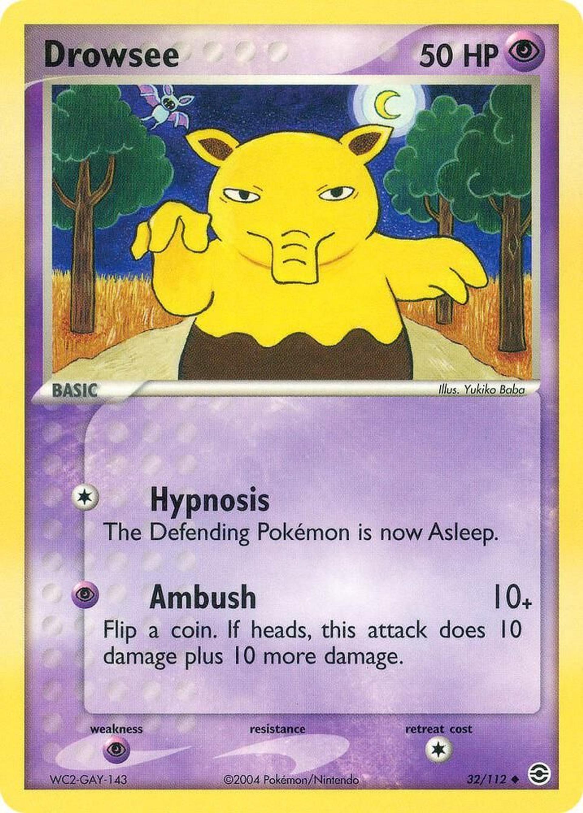 Drowsee — FireRed & LeafGreen — Pokemon