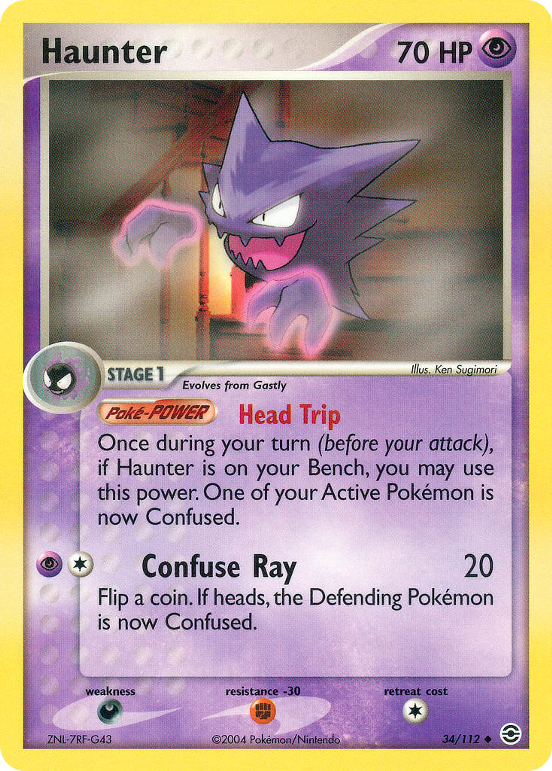 Haunter — FireRed & LeafGreen — Pokemon