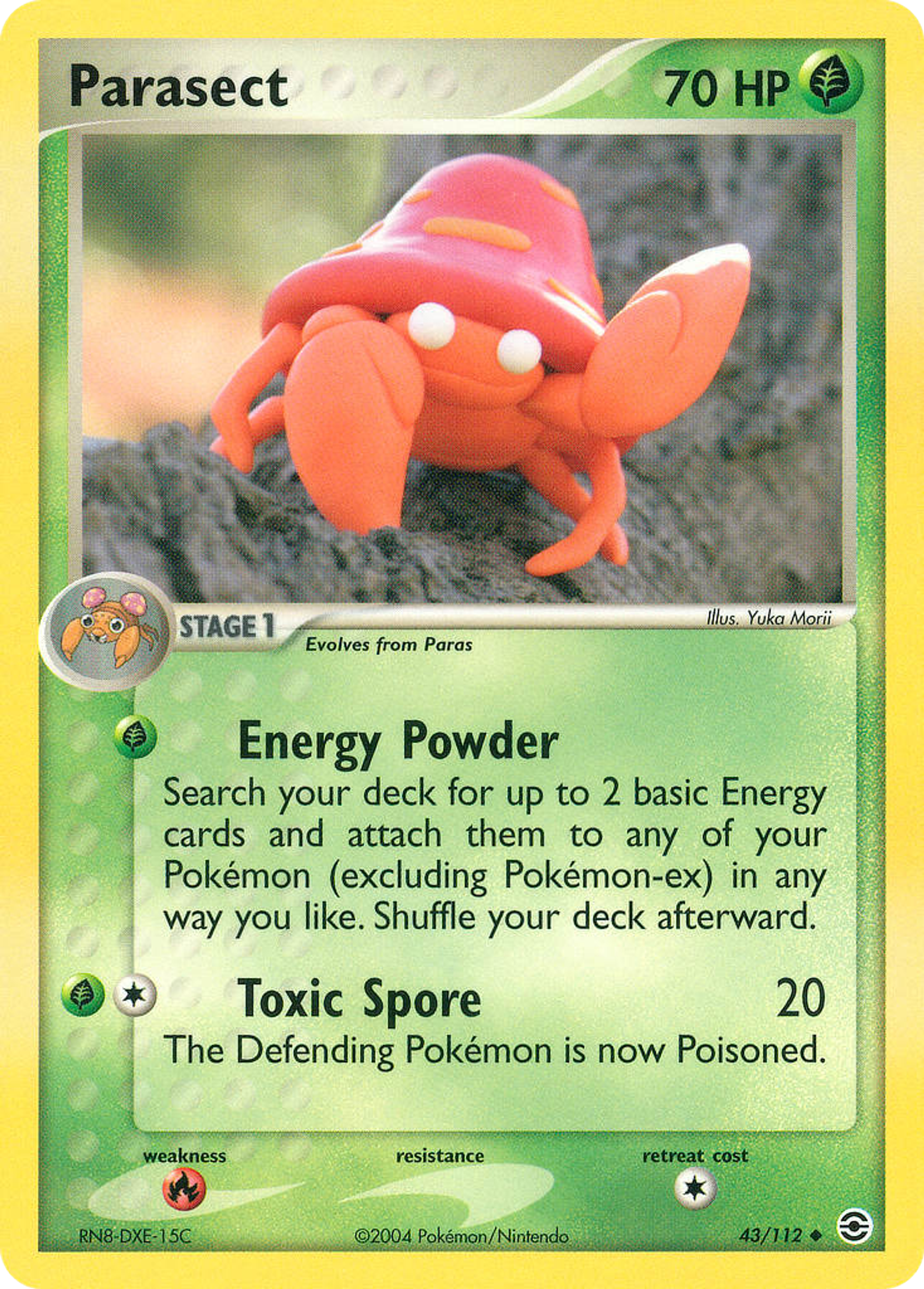Parasect — FireRed & LeafGreen — Pokemon