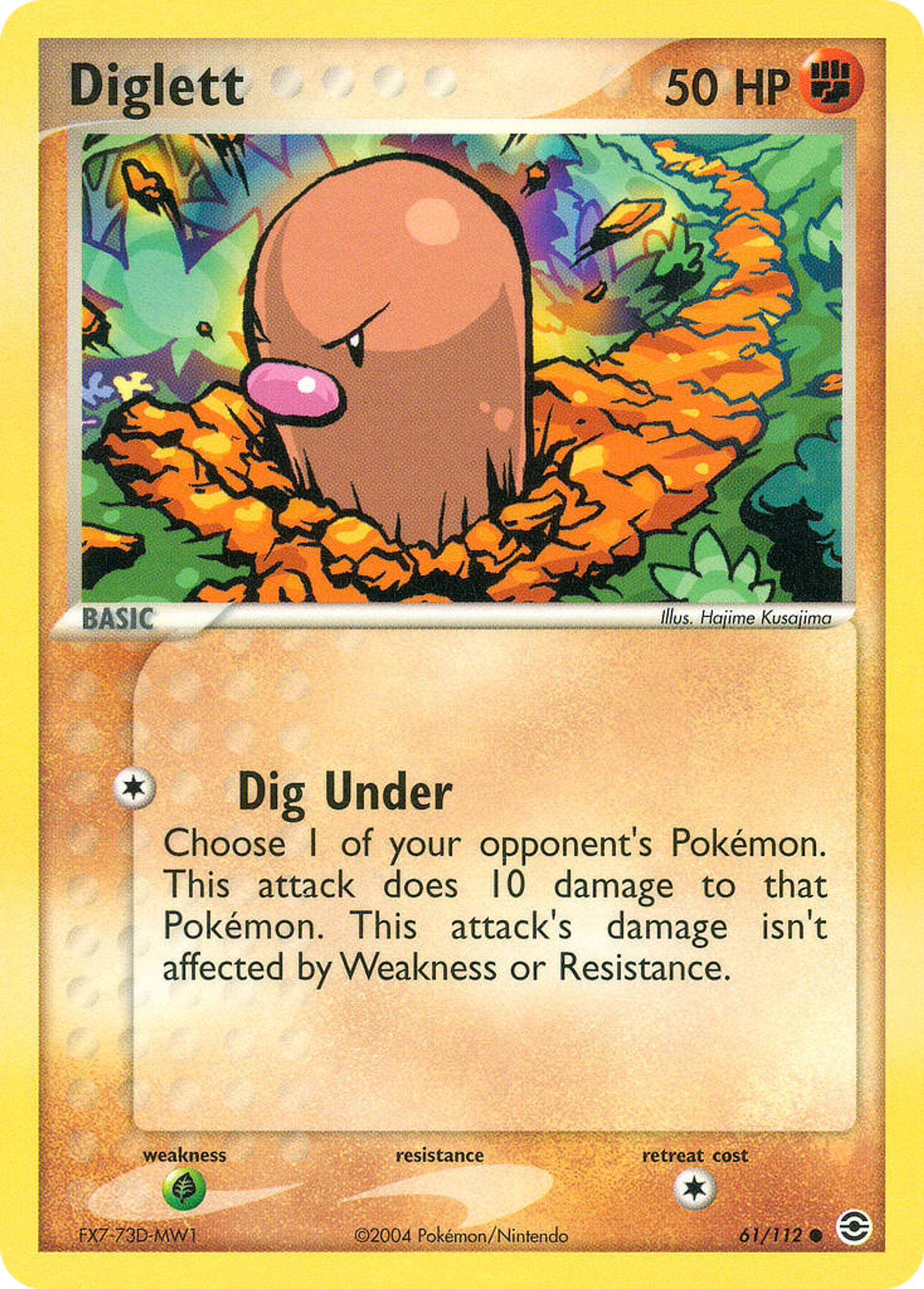 Diglett — FireRed & LeafGreen — Pokemon