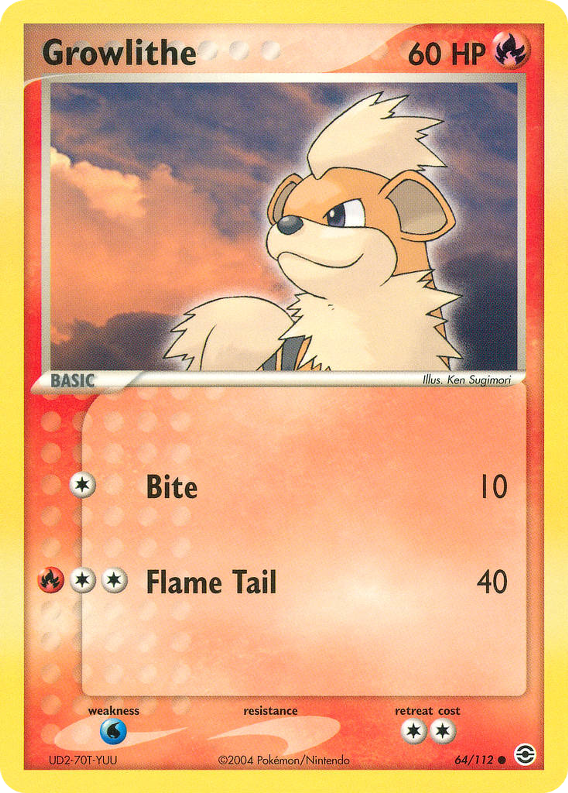 Growlithe — FireRed & LeafGreen — Pokemon