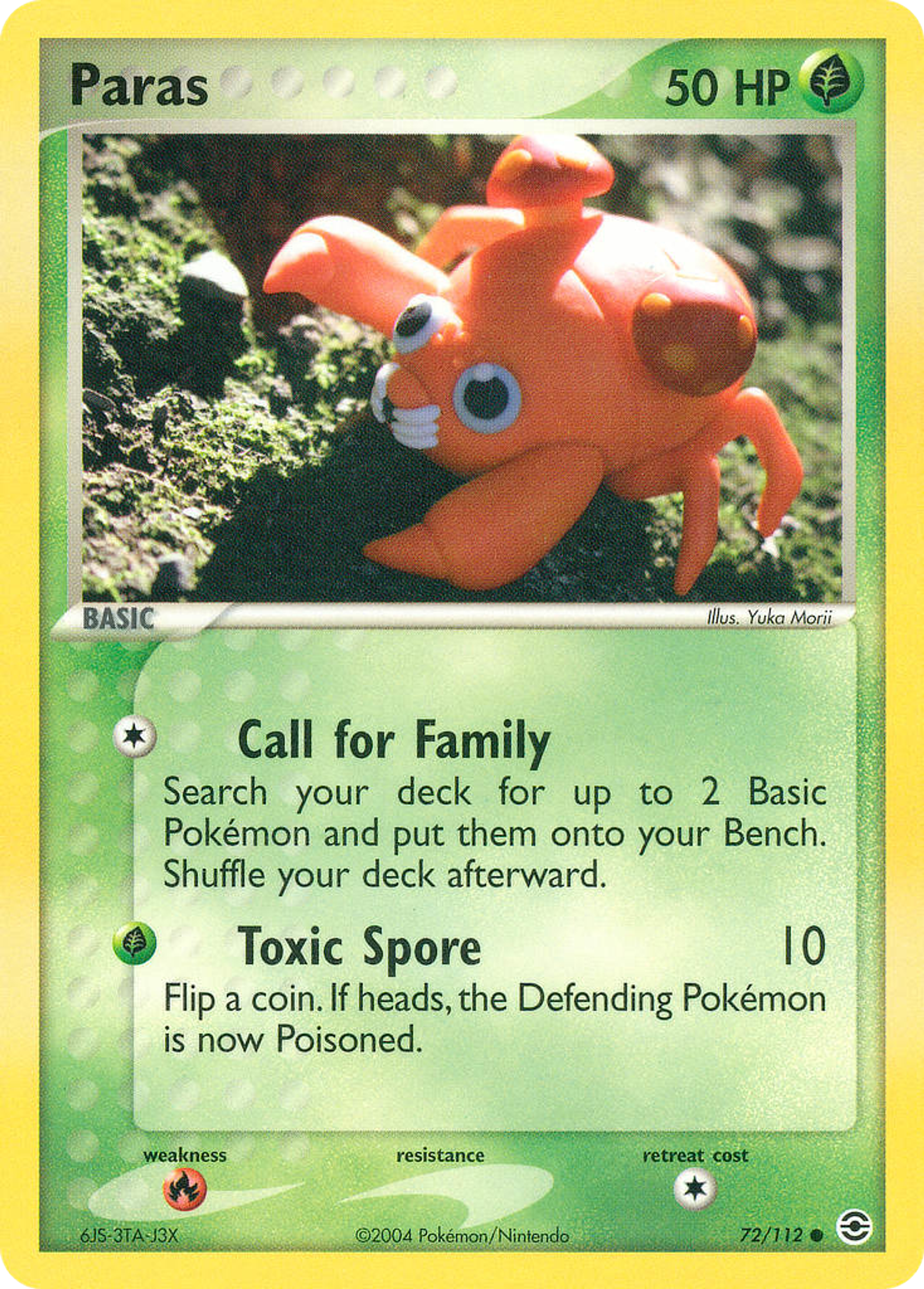 Paras — FireRed & LeafGreen — Pokemon