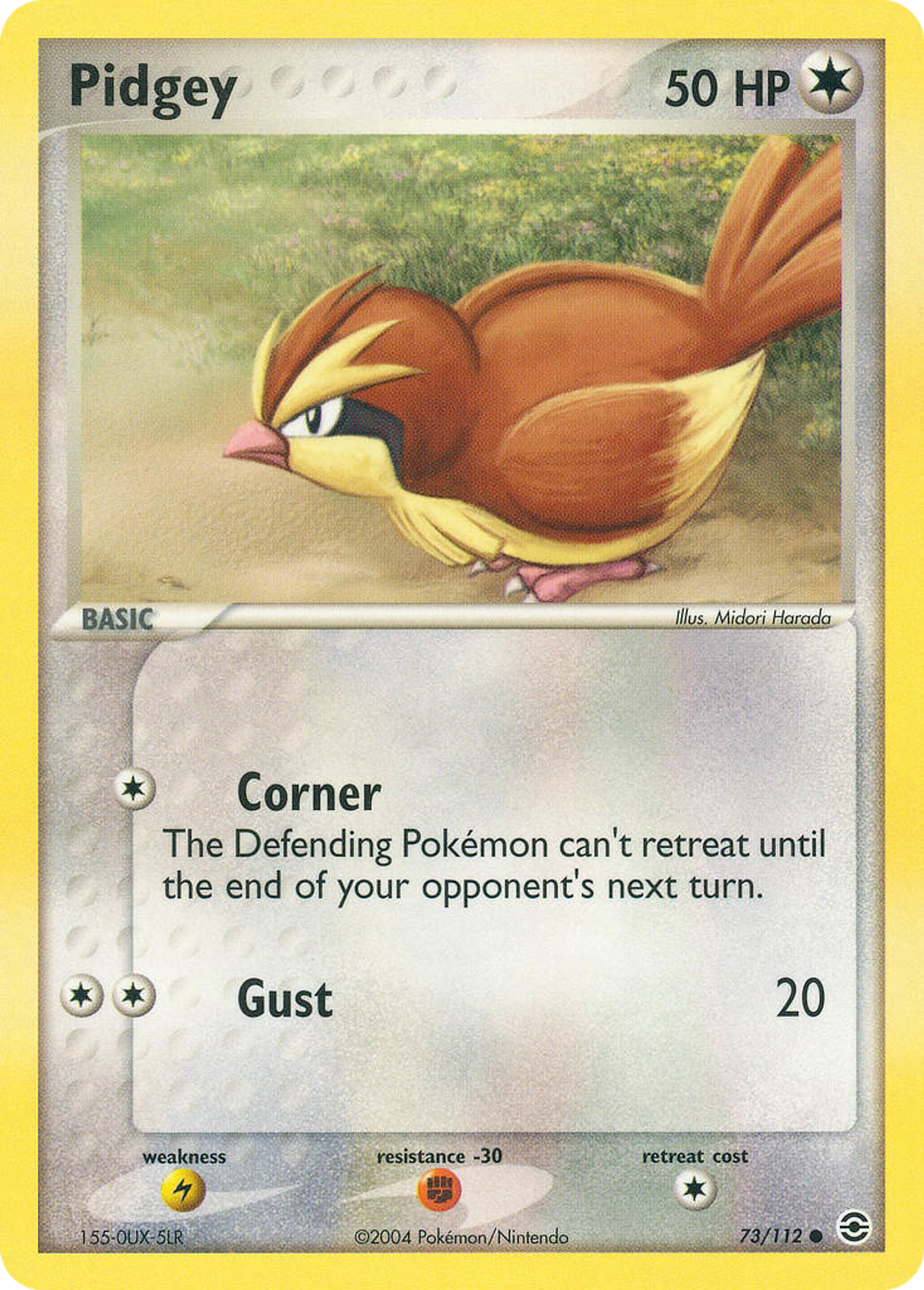 Pidgey — FireRed & LeafGreen — Pokemon