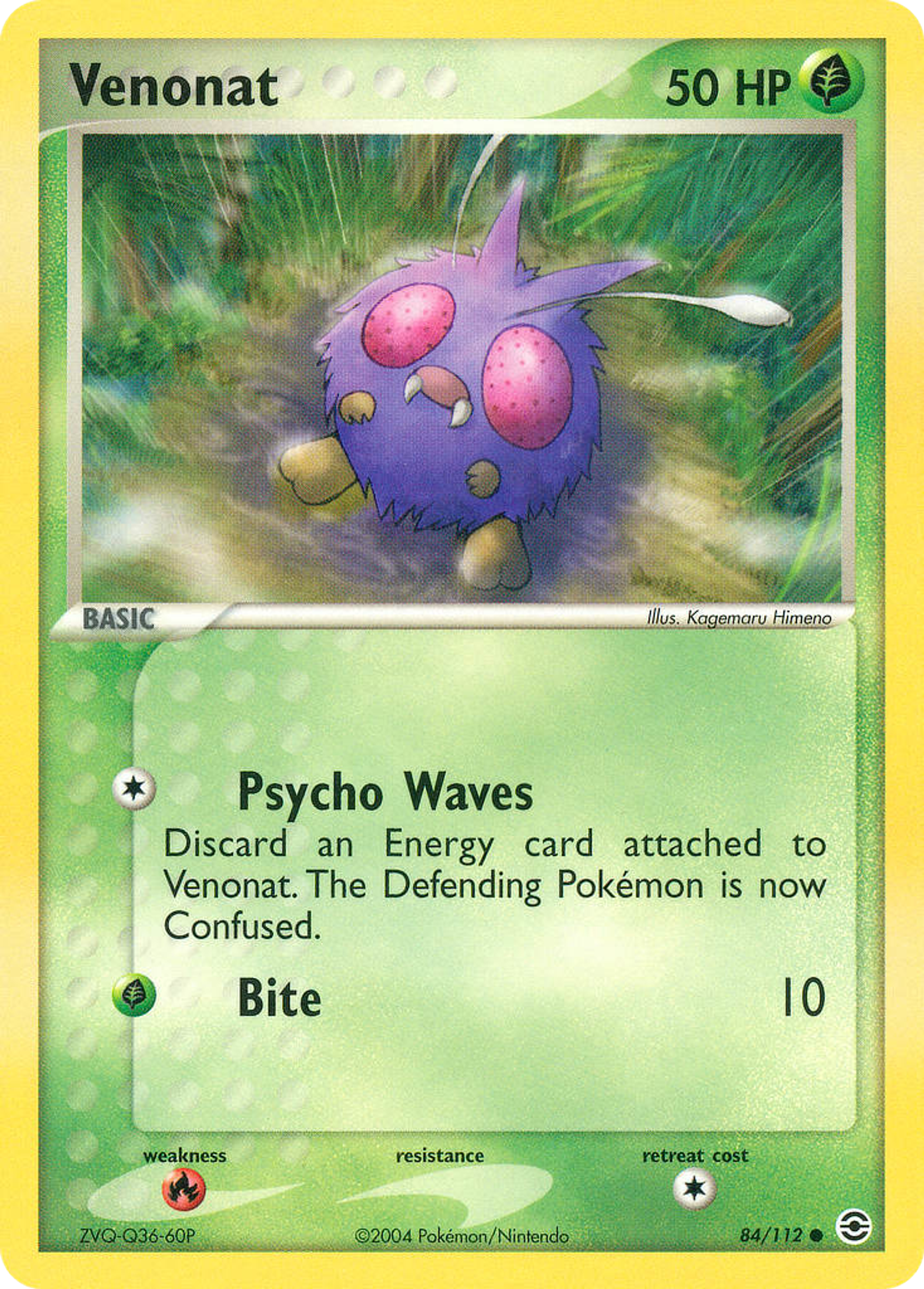 Venonat — FireRed & LeafGreen — Pokemon