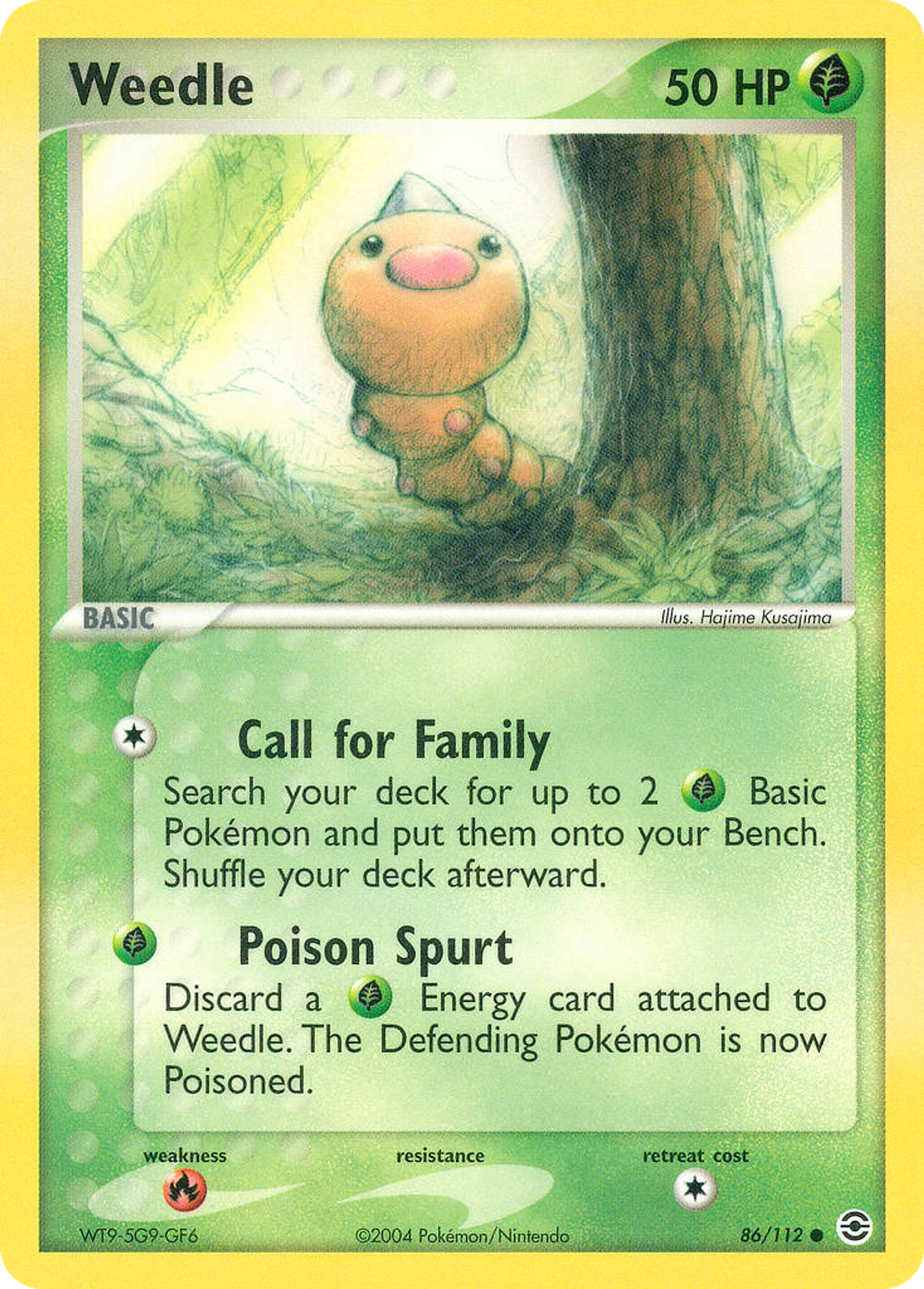 Weedle — FireRed & LeafGreen — Pokemon