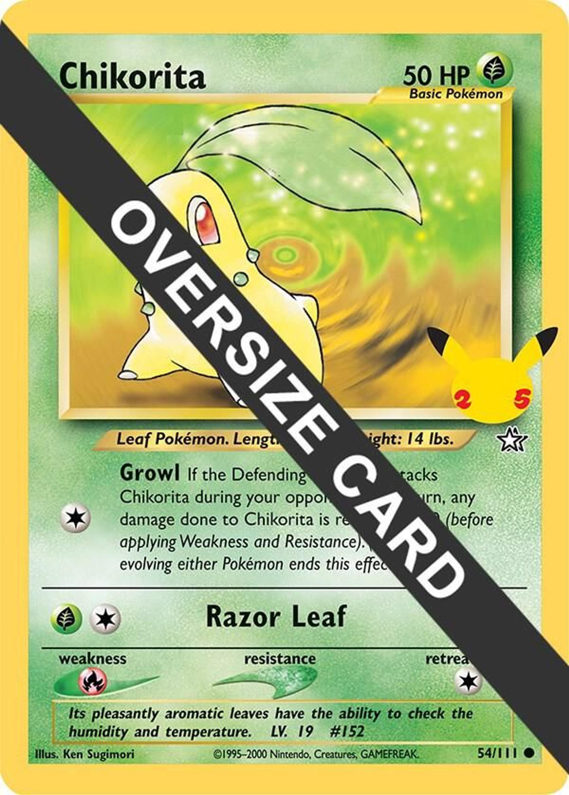 Chikorita — First Partner Pack — Pokemon