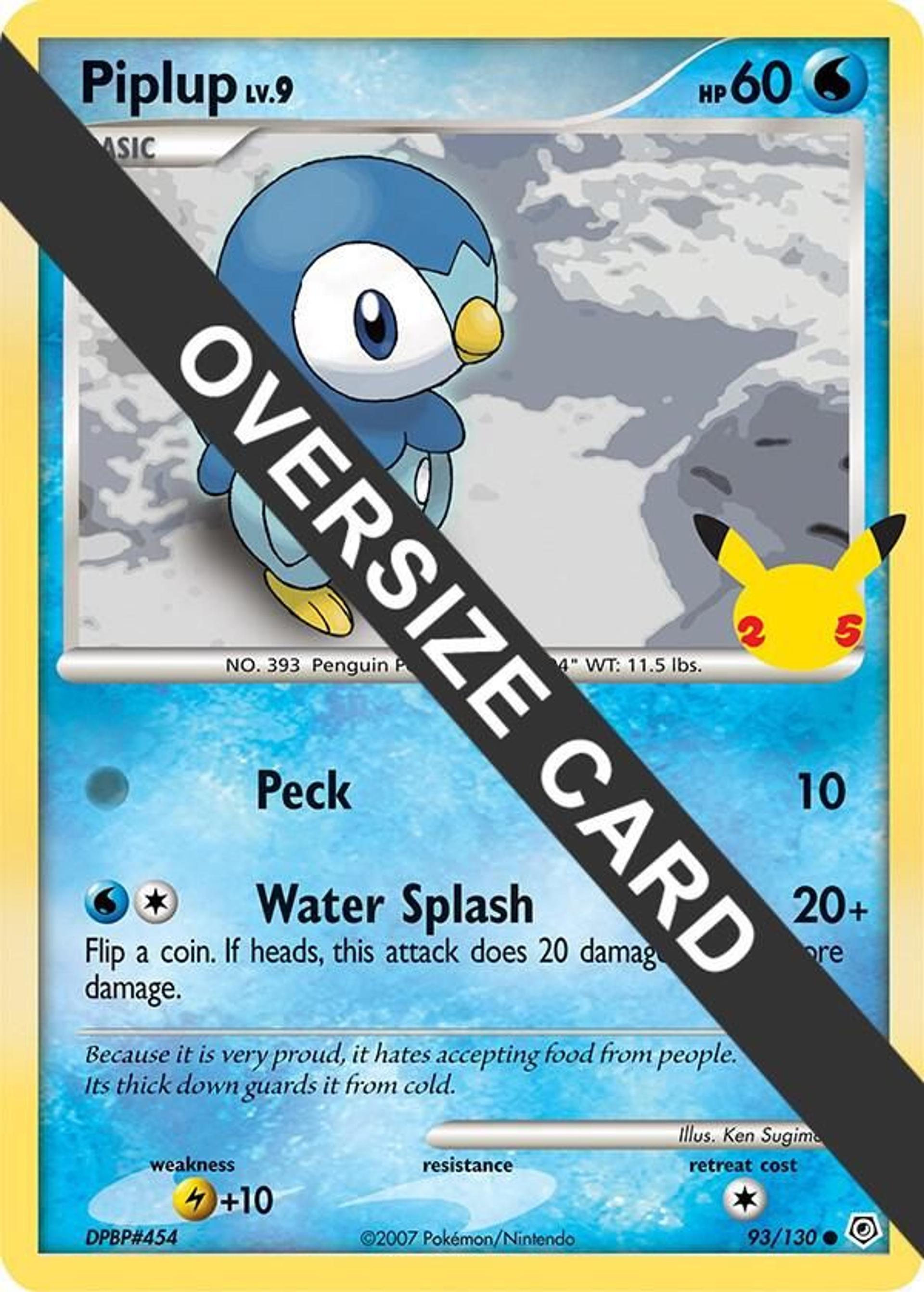 Piplup — First Partner Pack — Pokemon