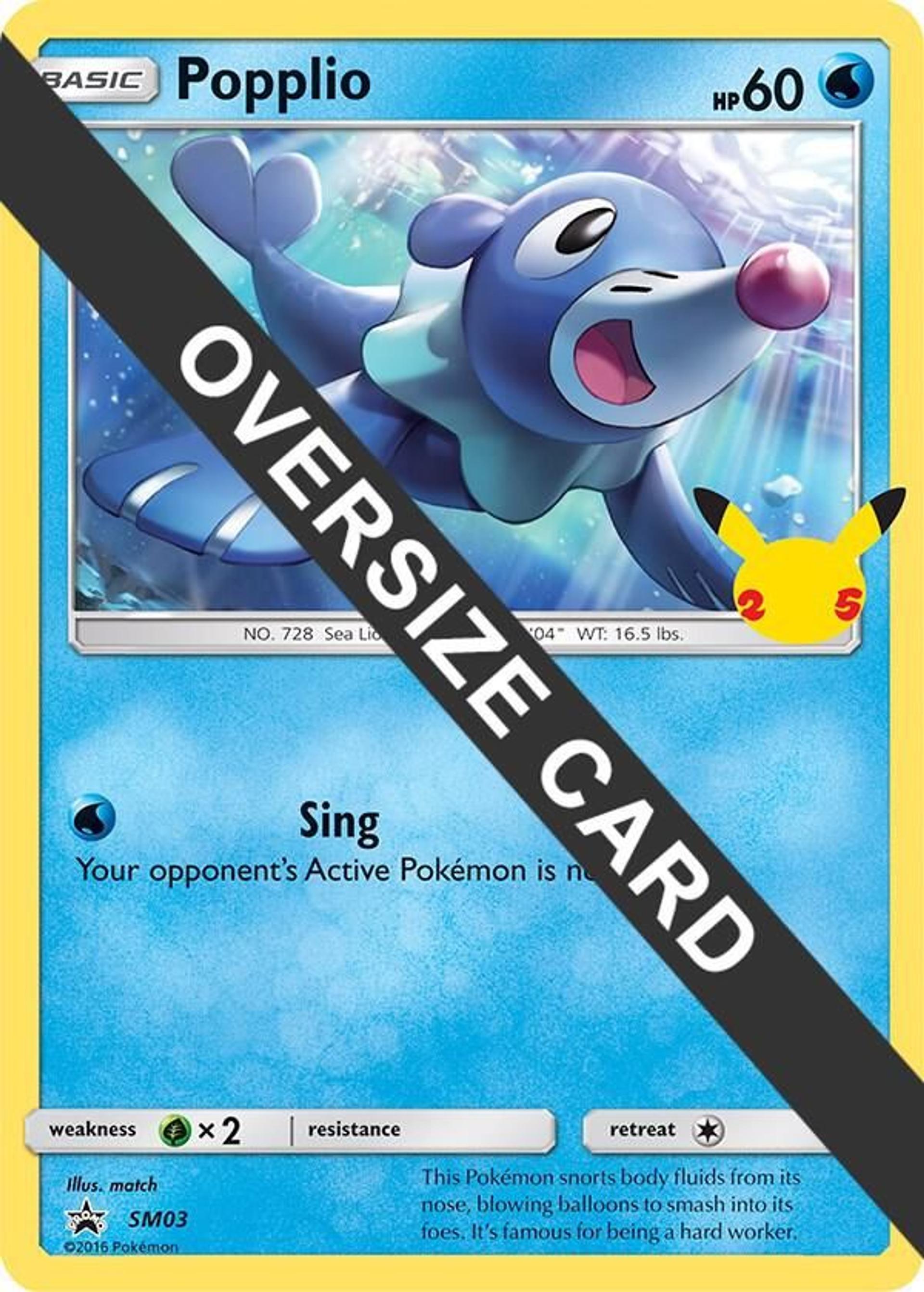 Popplio — First Partner Pack — Pokemon